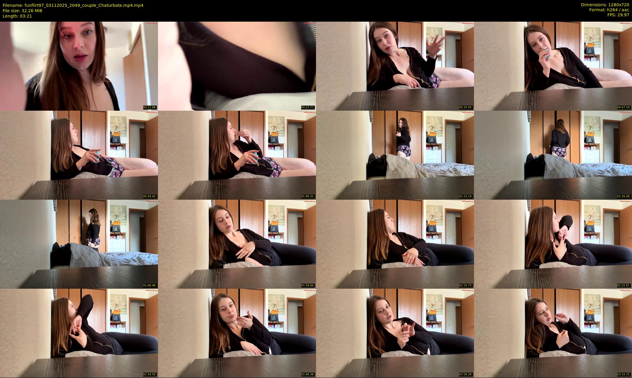 funflirt97 — 4 minute Chaturbate female cam show recording, 720p, Nov 3, 2025