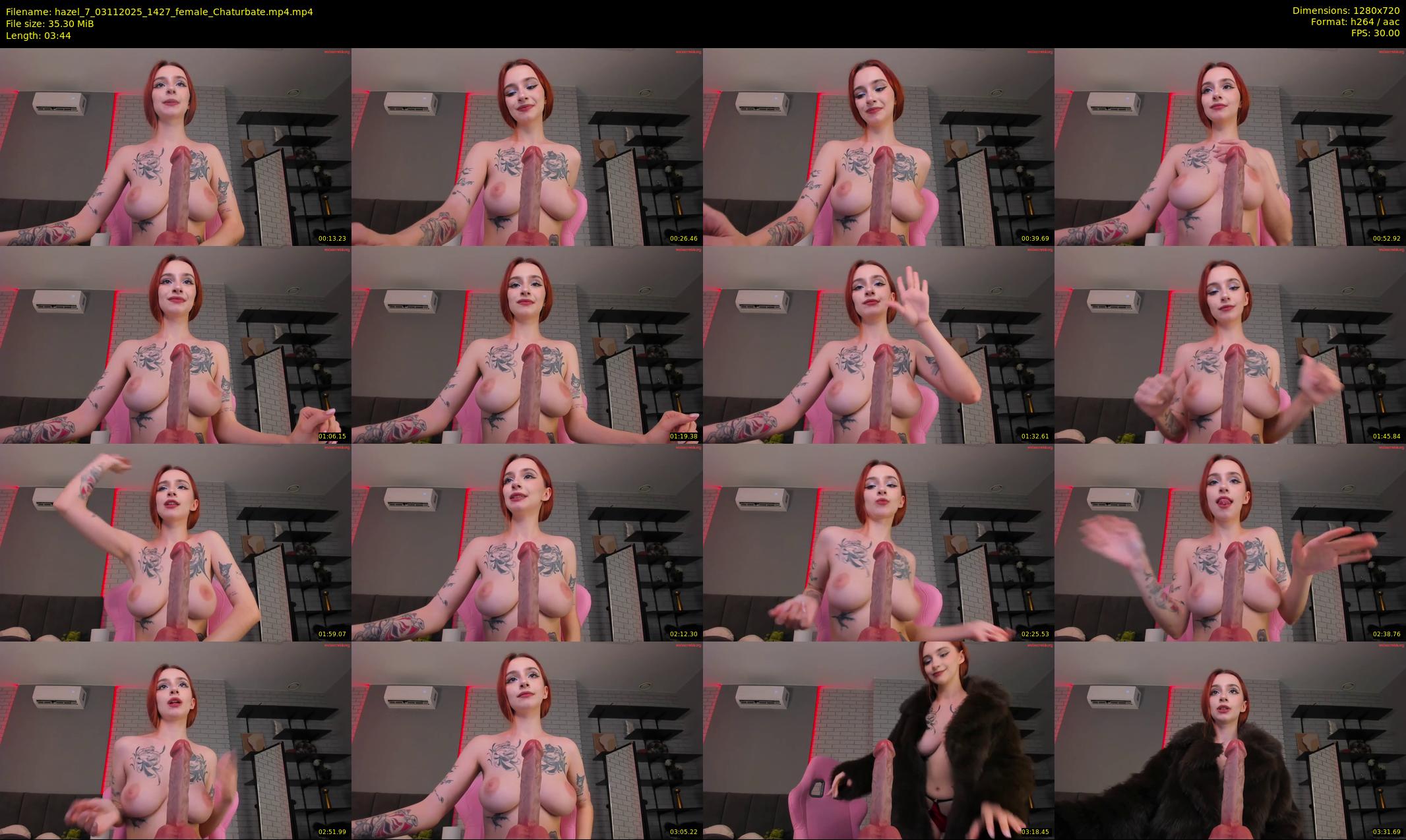 hazel_7 — 4 minute Chaturbate female cam show recording, 720p, Nov 3, 2025