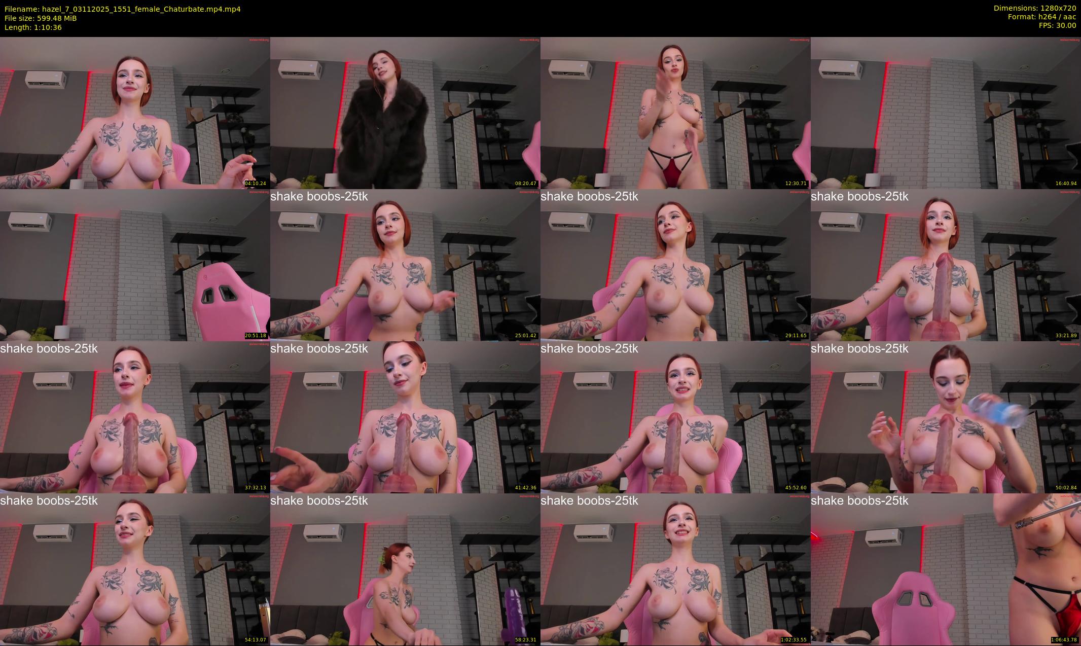 hazel_7 — 71 minute Chaturbate female cam show recording, 720p, Nov 3, 2025