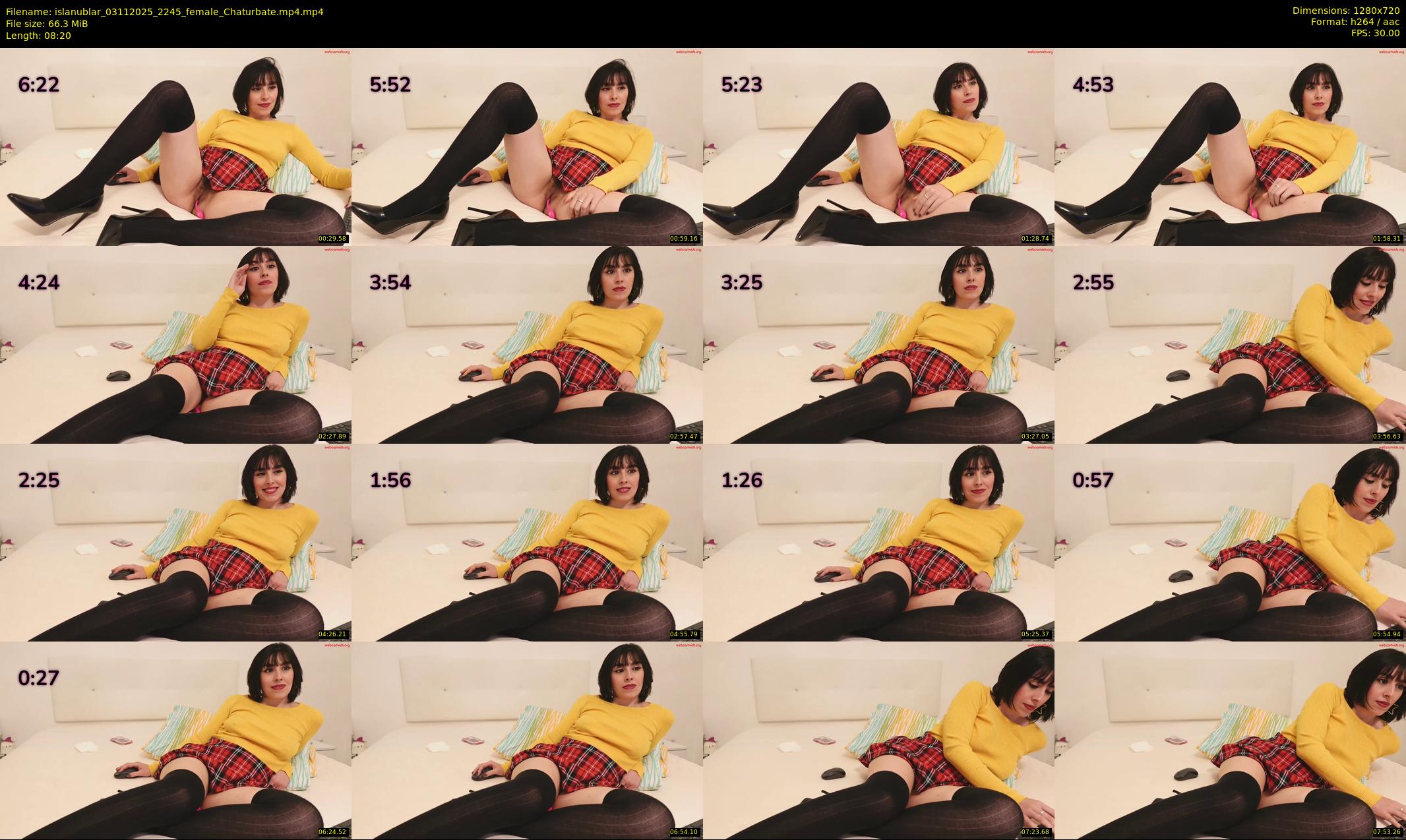 islanublar — 9 minute Chaturbate female cam show recording, 720p, Nov 3, 2025
