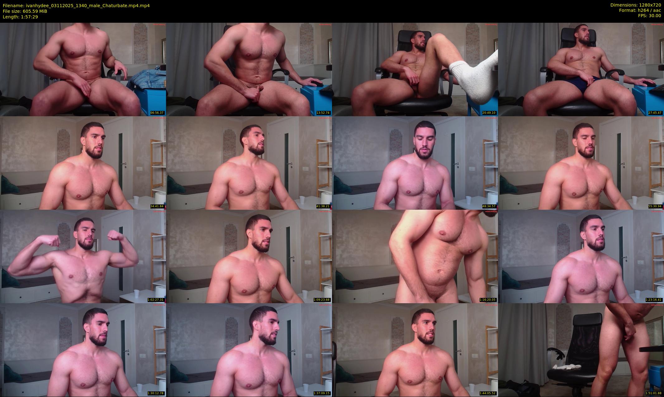 ivanhydee — 118 minute Chaturbate male cam show recording, 720p, Nov 3, 2025