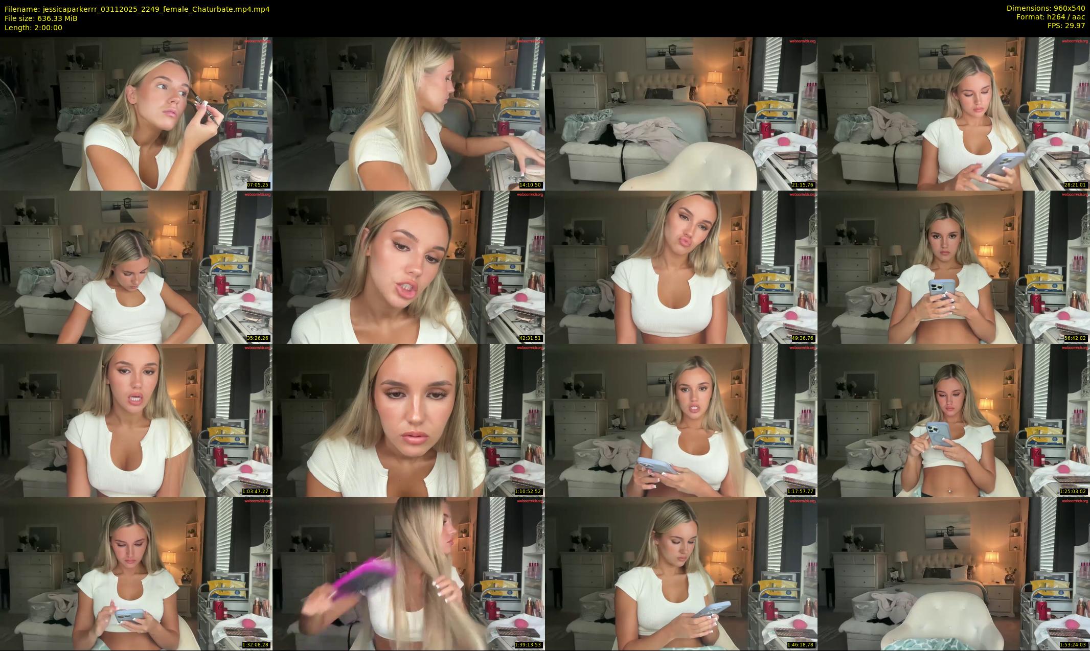 jessicaparkerrr — 120 minute Chaturbate female cam show recording, 480p, Nov 3, 2025