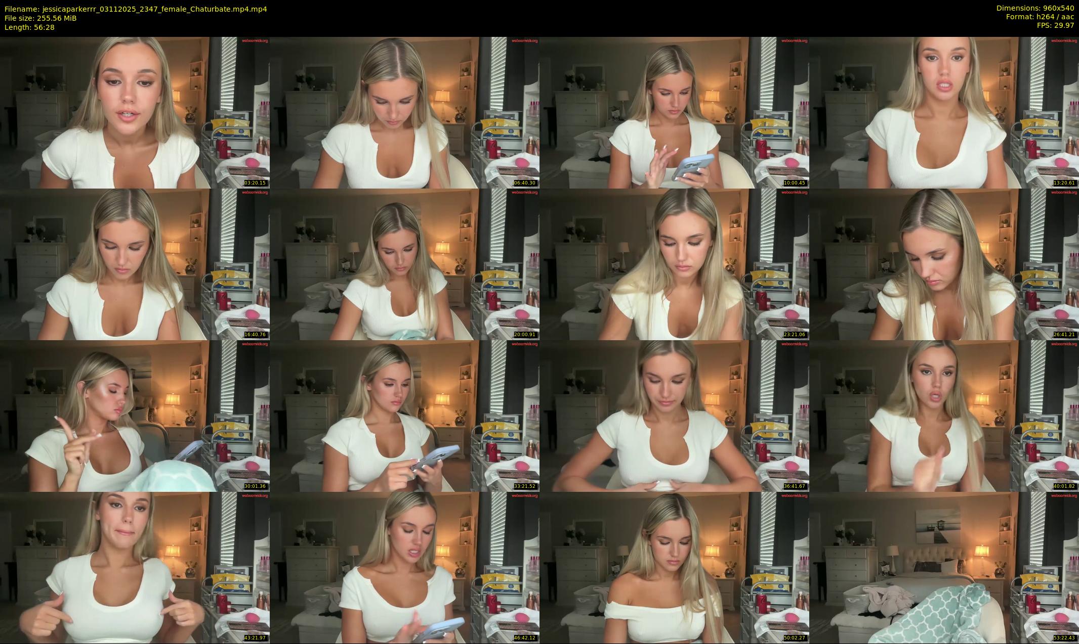 jessicaparkerrr — 57 minute Chaturbate female cam show recording, 480p, Nov 3, 2025