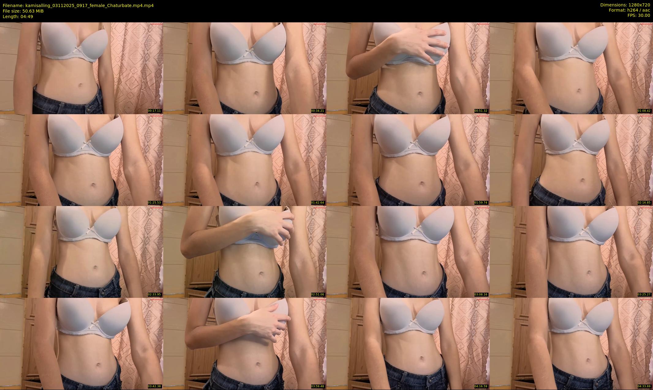 kamisalling — 5 minute Chaturbate female cam show recording, 720p, Nov 3, 2025