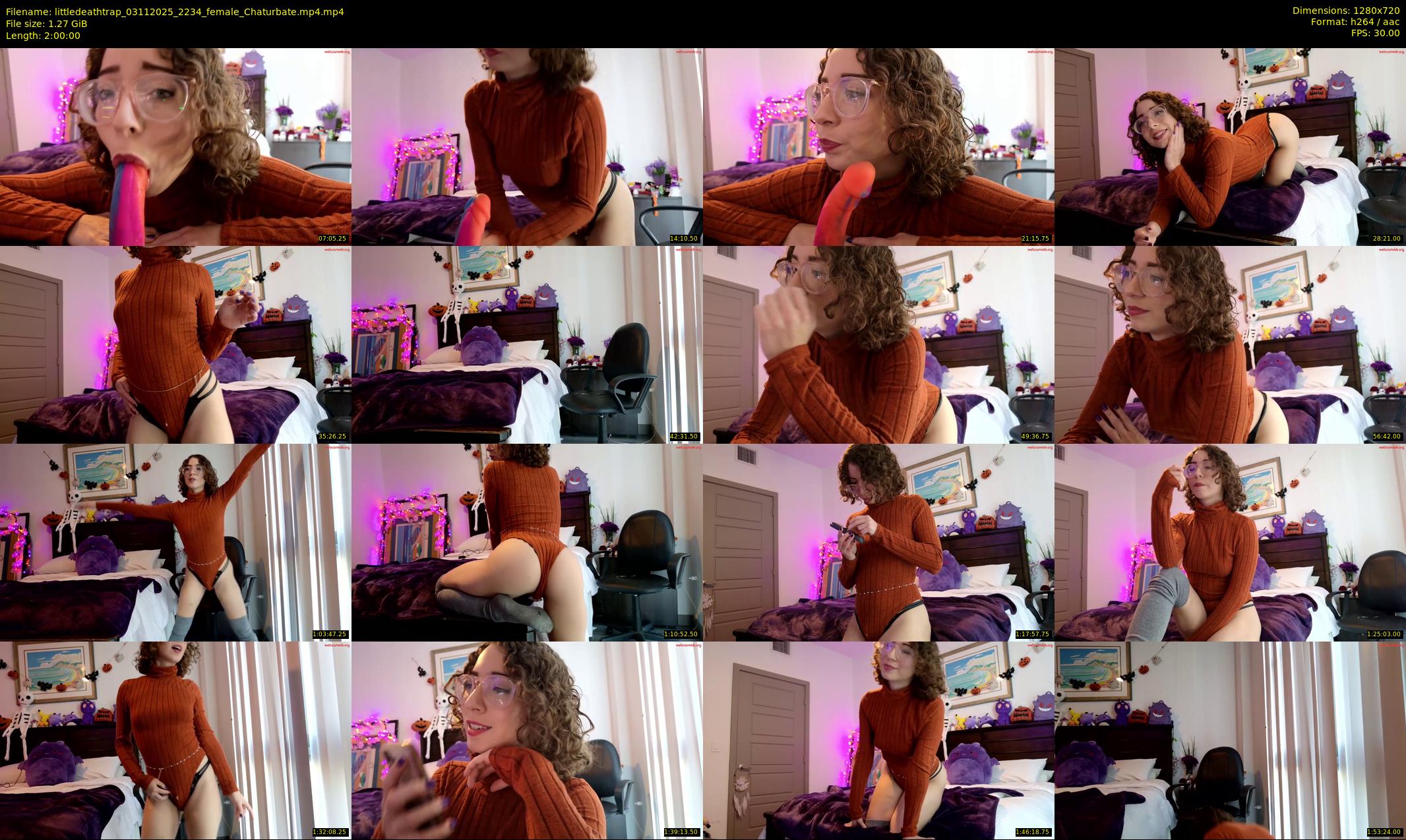 littledeathtrap — 120 minute Chaturbate female cam show recording, 720p, Nov 3, 2025