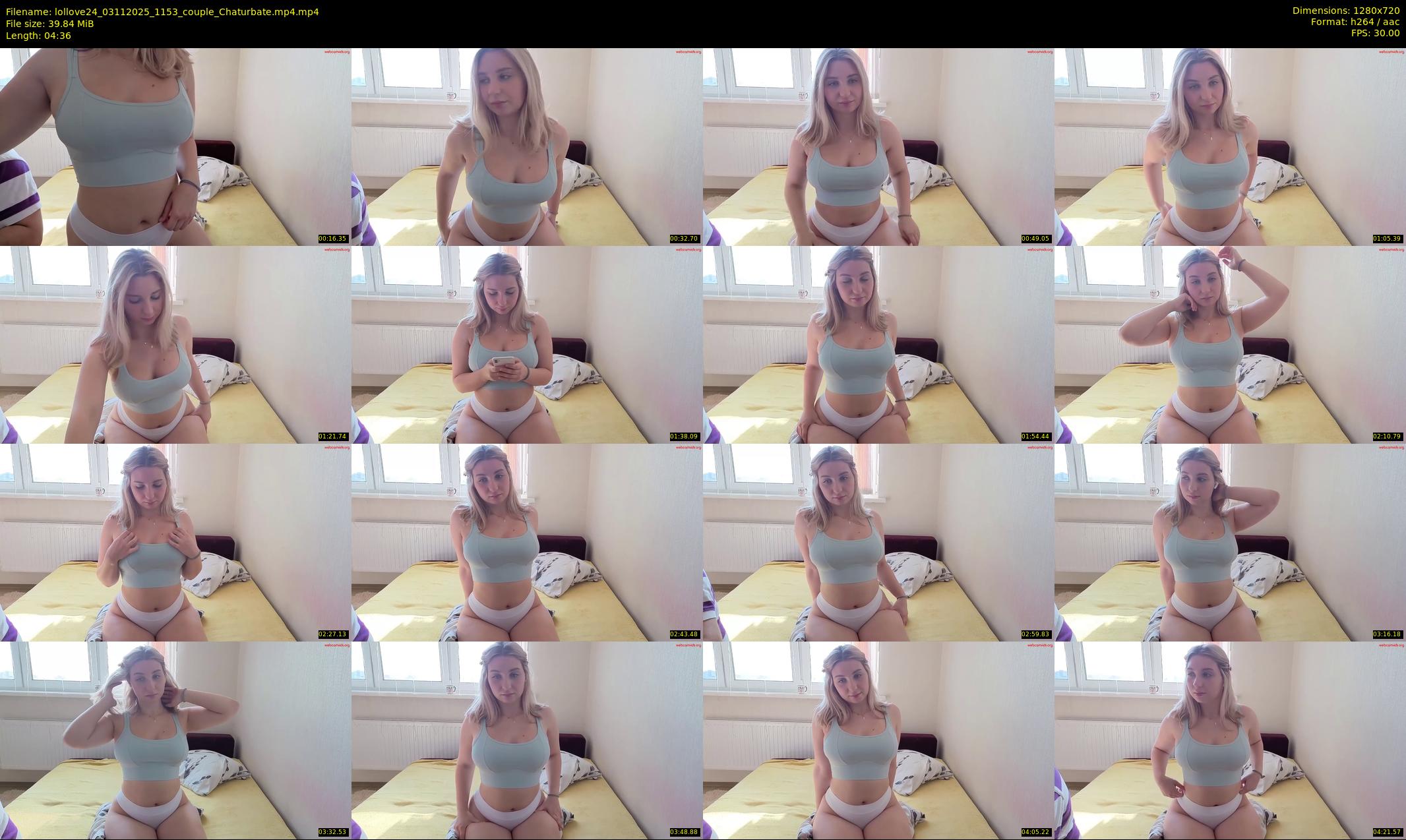 lollove24 — 5 minute Chaturbate couple cam show recording, 720p, Nov 3, 2025