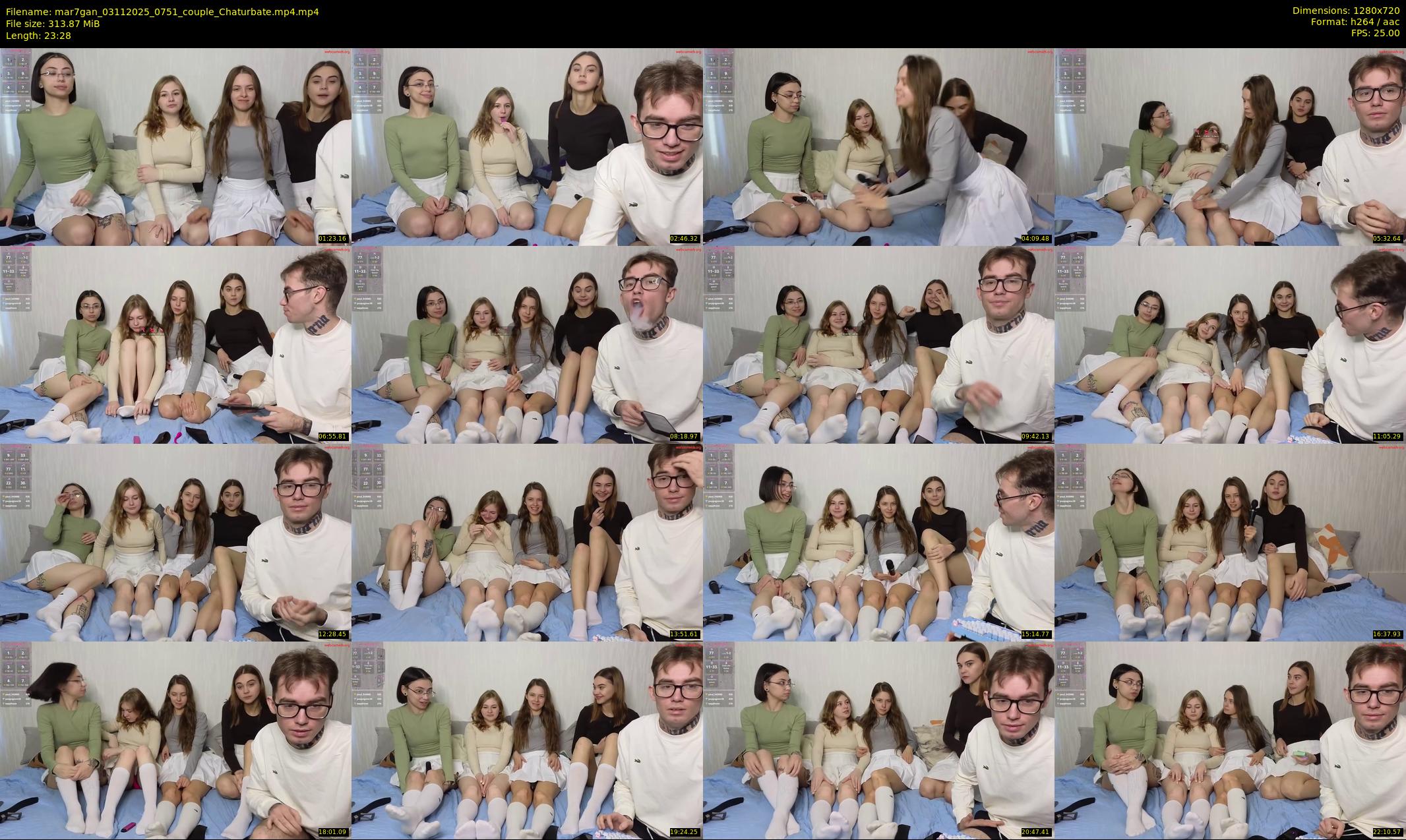mar7gan — 24 minute Chaturbate couple cam show recording, 720p, Nov 3, 2025