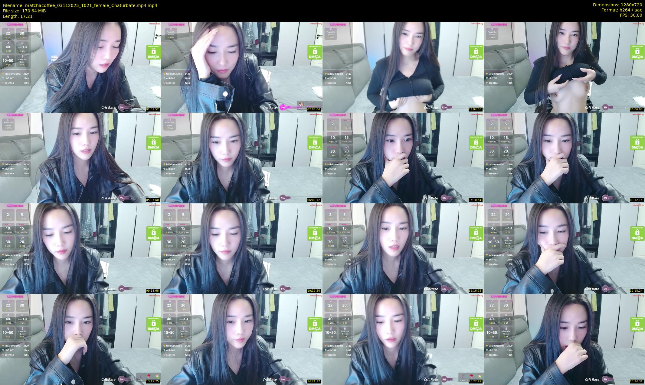 matchacoffee — 18 minute Chaturbate female cam show recording, 720p, Nov 3, 2025