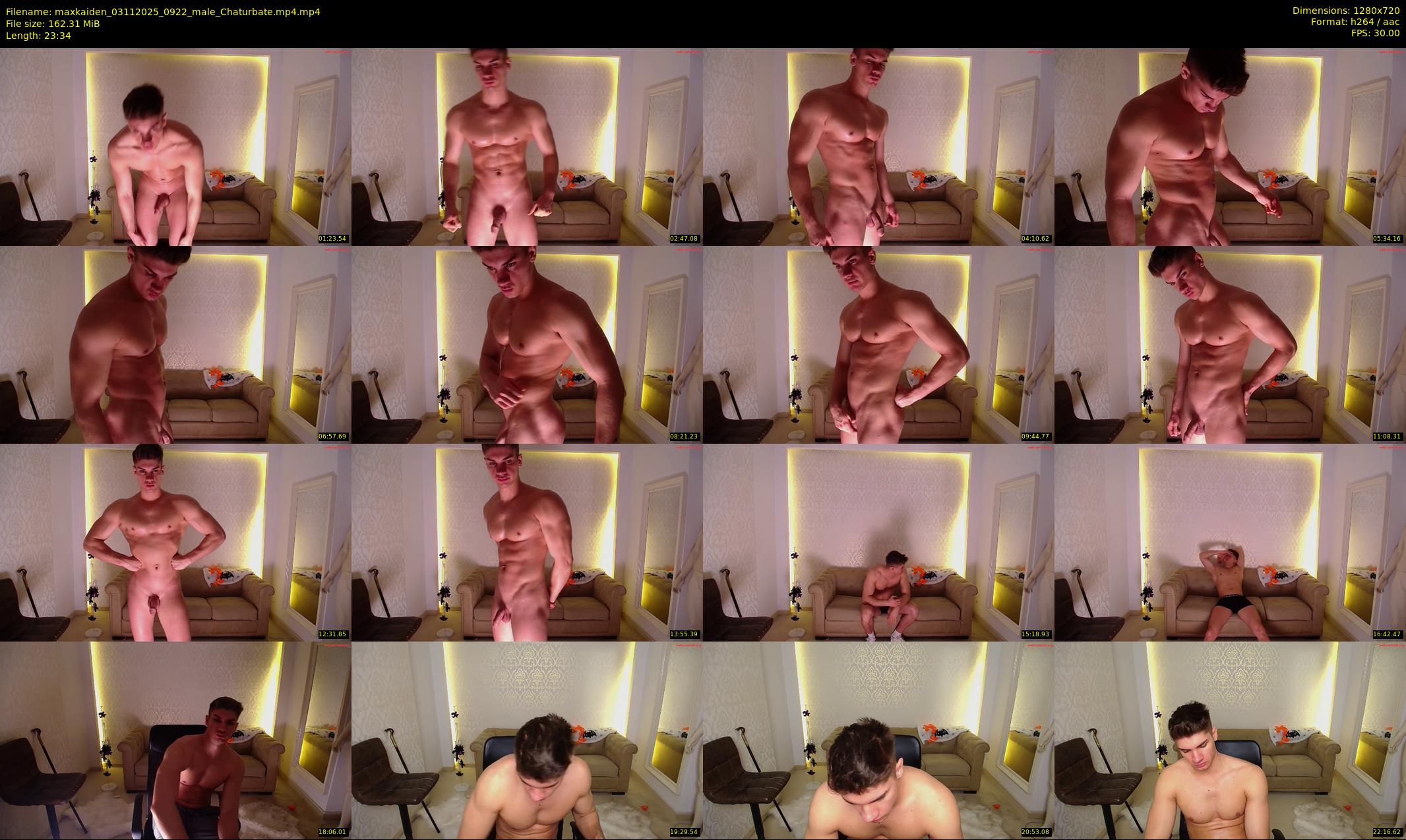 maxkaiden — 24 minute Chaturbate male cam show recording, 720p, Nov 3, 2025