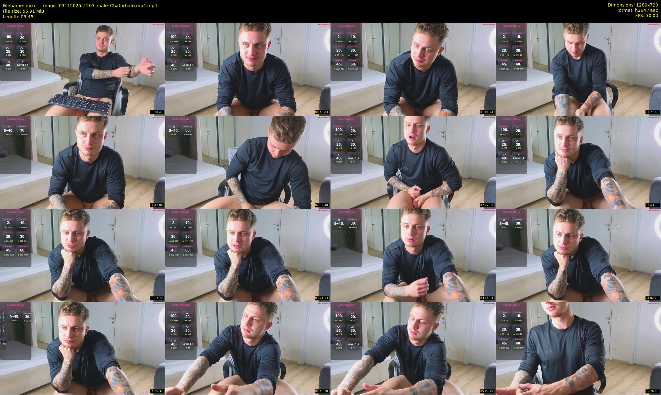 mike___magic — 6 minute Chaturbate male cam show recording, 720p, Nov 3, 2025