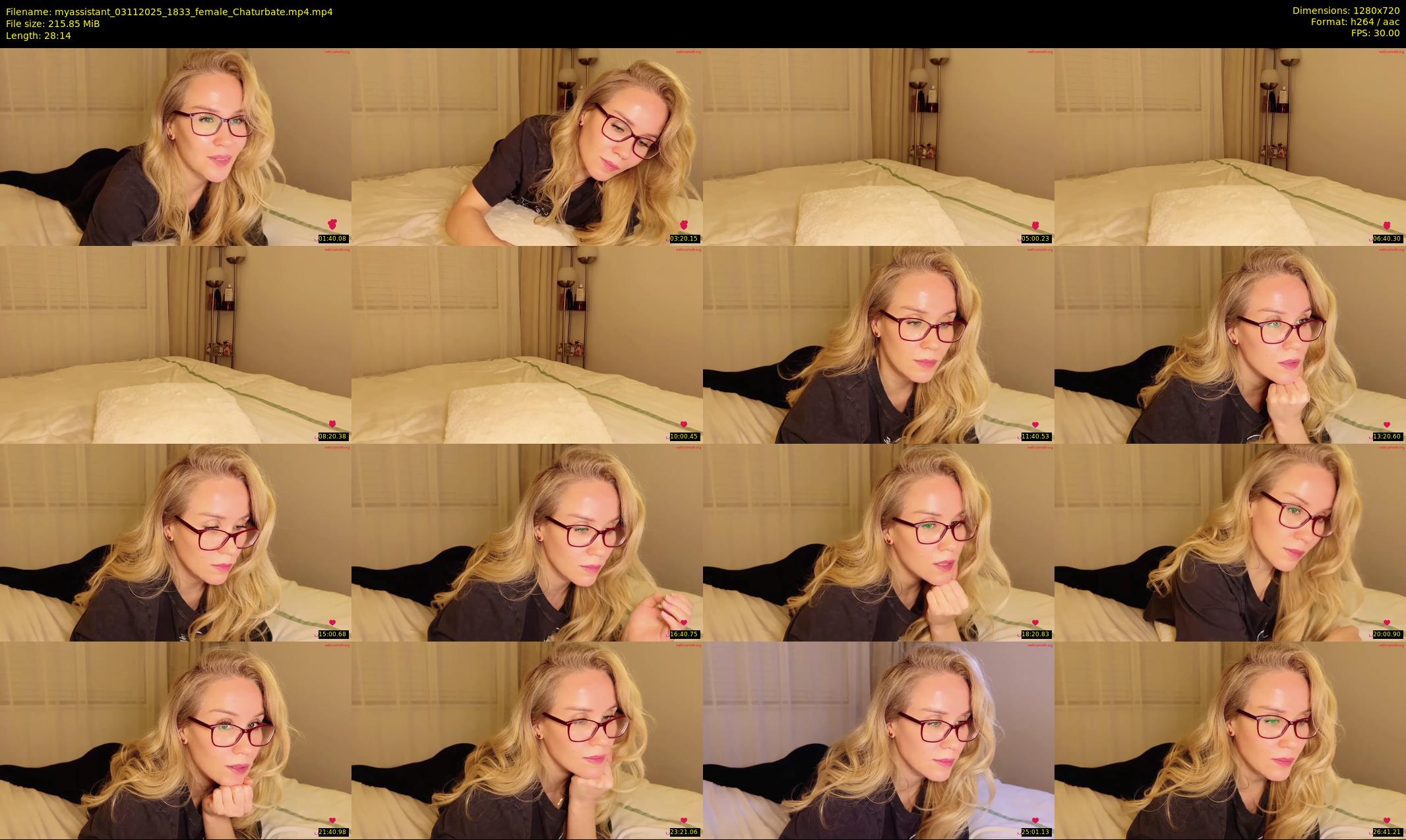 myassistant — 29 minute Chaturbate female cam show recording, 720p, Nov 3, 2025