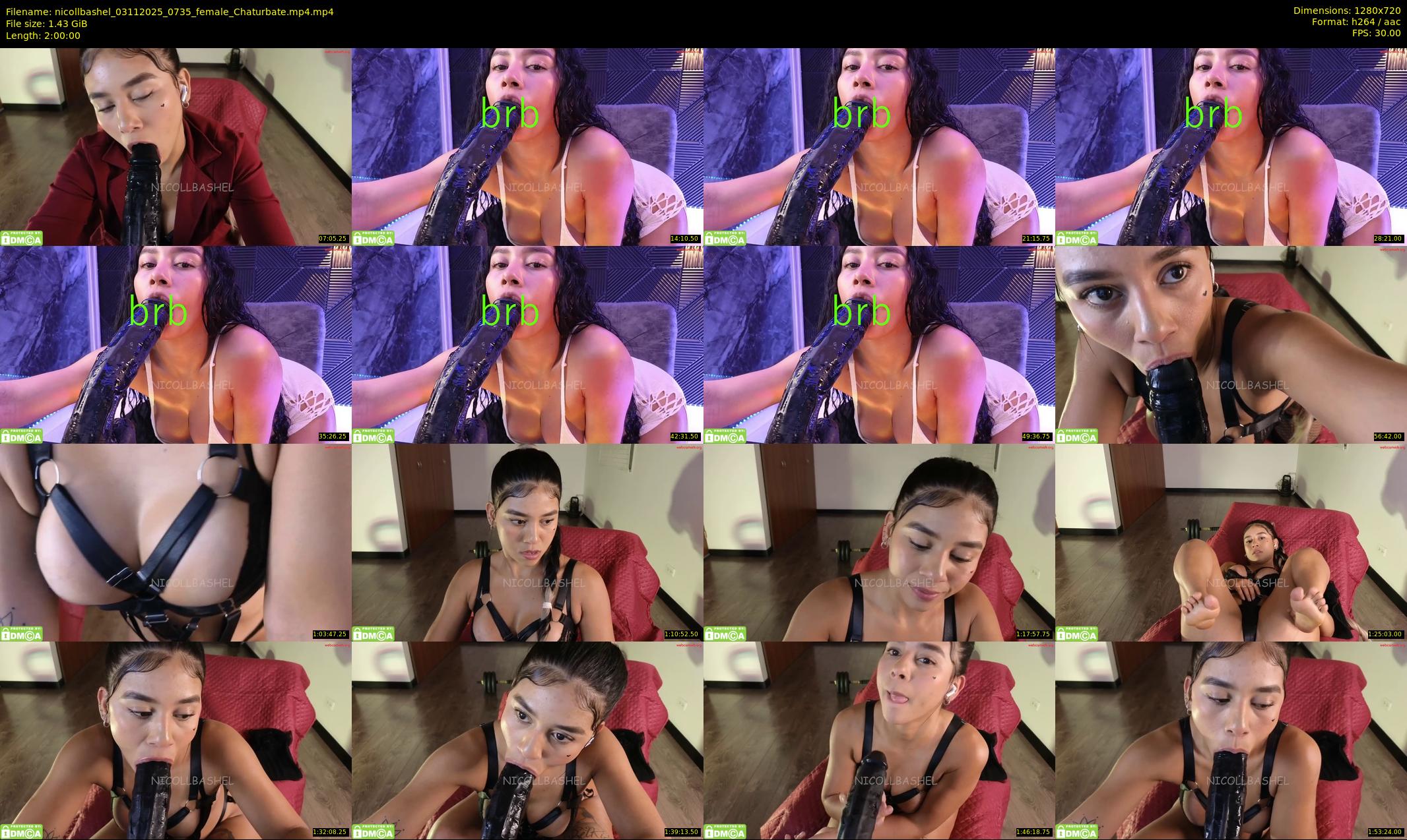 nicollbashel — 120 minute Chaturbate female cam show recording, 720p, Nov 3, 2025