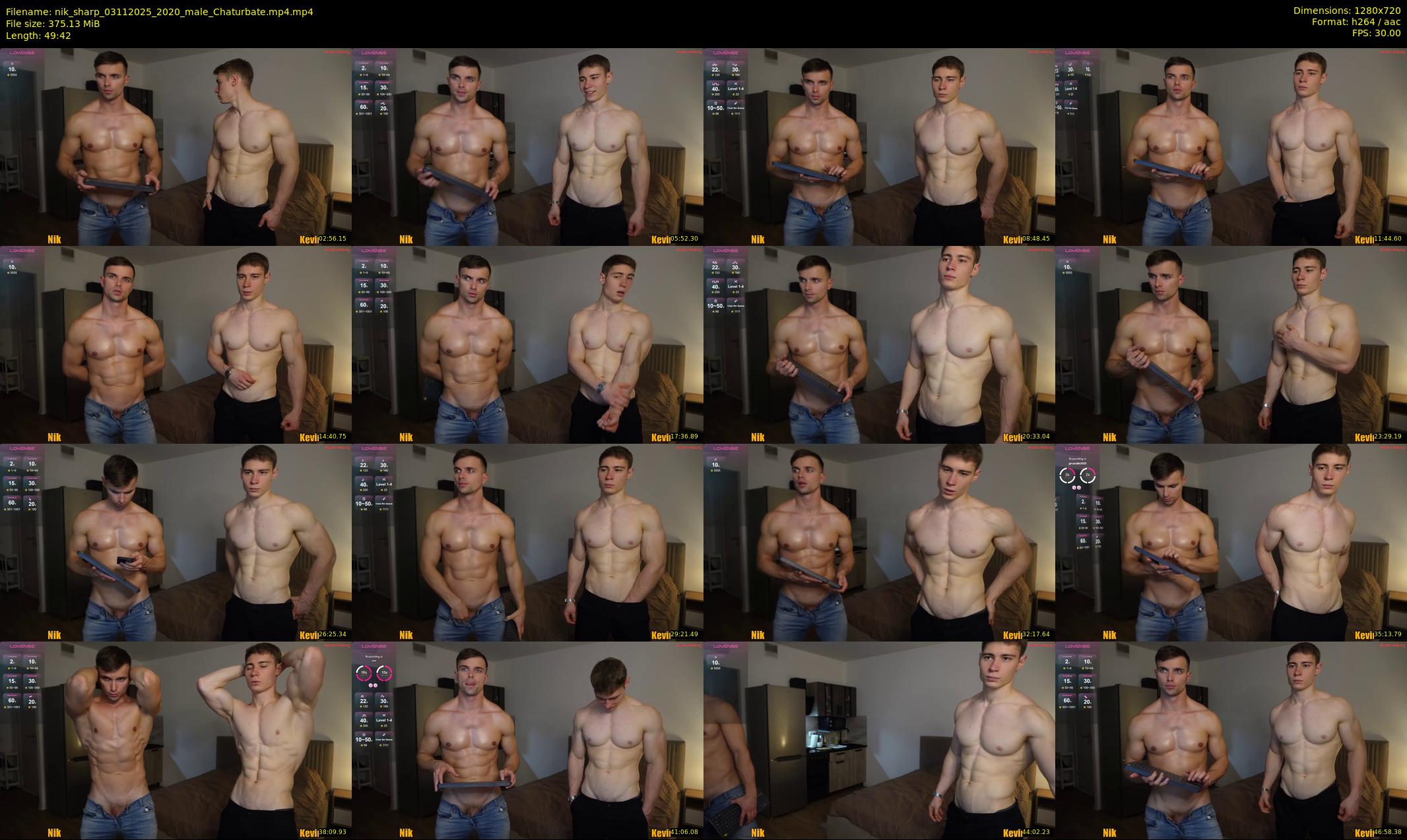 nik_sharp — 50 minute Chaturbate male cam show recording, 720p, Nov 3, 2025