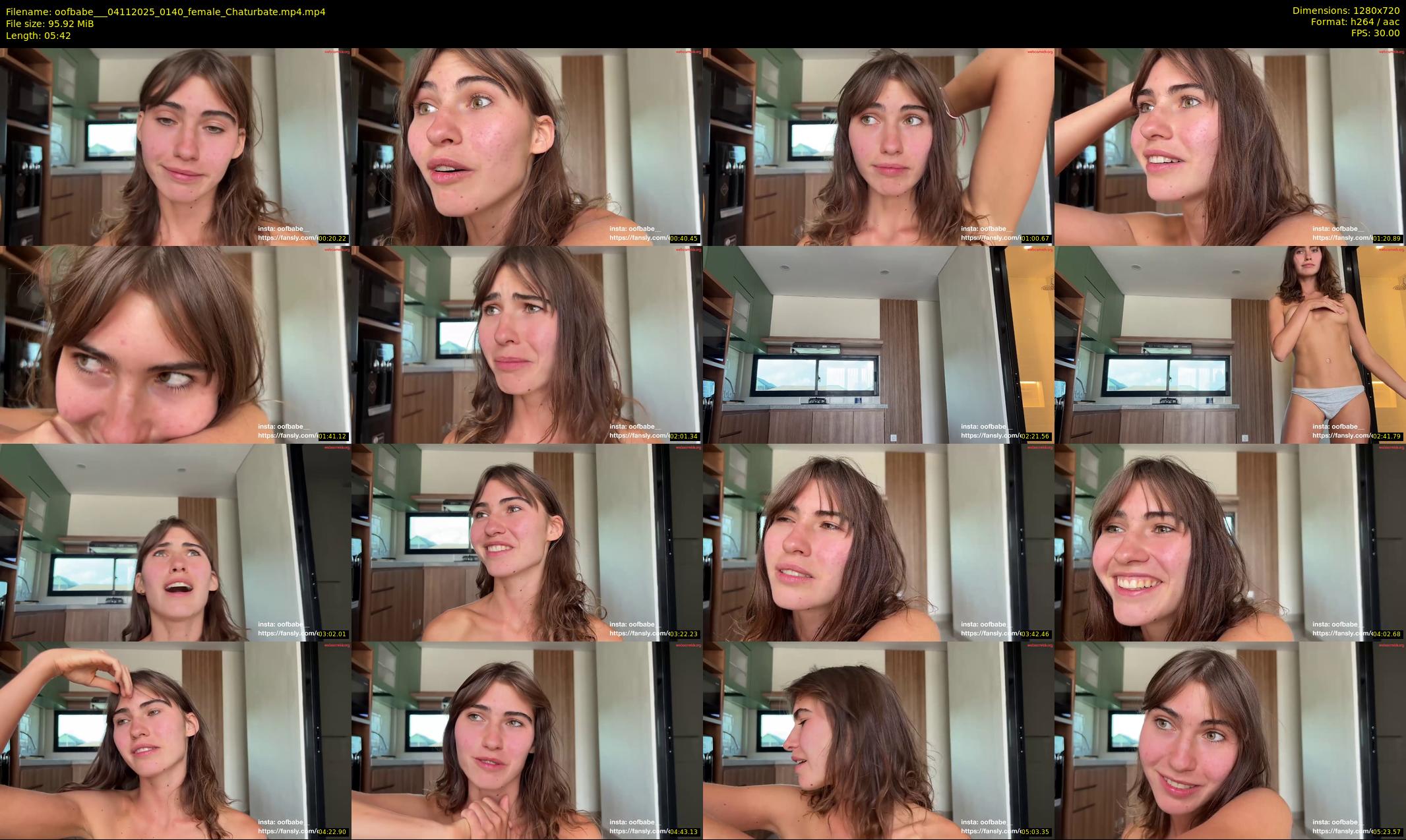 oofbabe__ — 6 minute Chaturbate female cam show recording, 720p, Nov 4, 2025