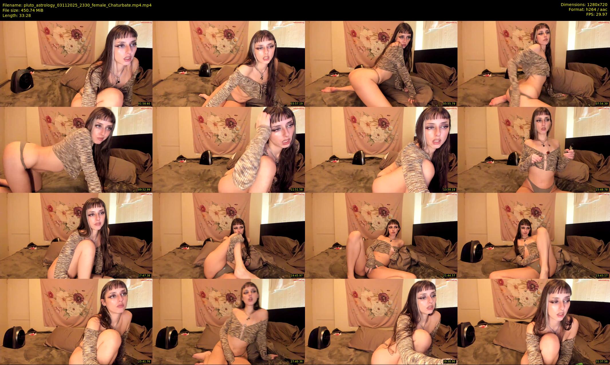 pluto_astrology — 34 minute Chaturbate female cam show recording, 720p, Nov 3, 2025