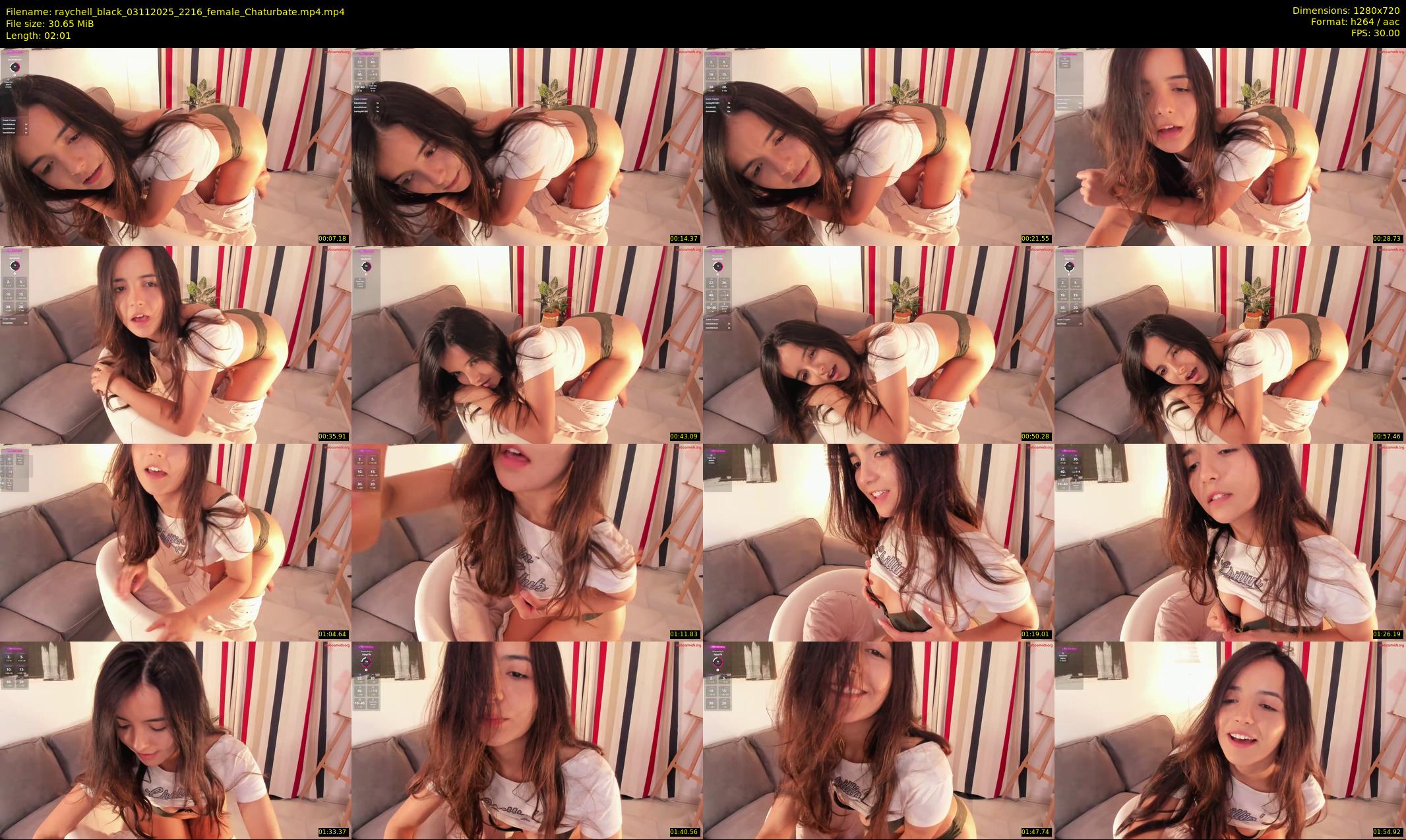 raychell_black — 3 minute Chaturbate female cam show recording, 720p, Nov 3, 2025