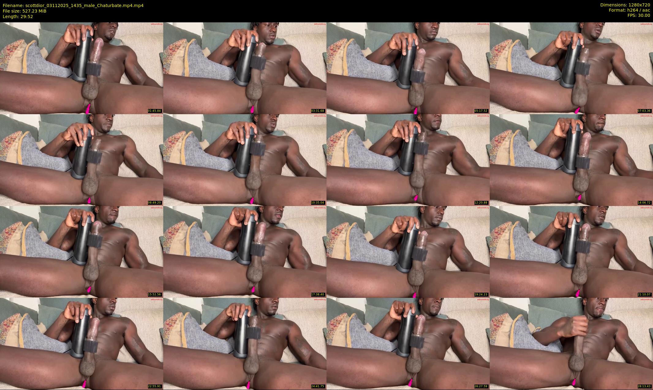 scottdior — 30 minute Chaturbate male cam show recording, 720p, Nov 3, 2025