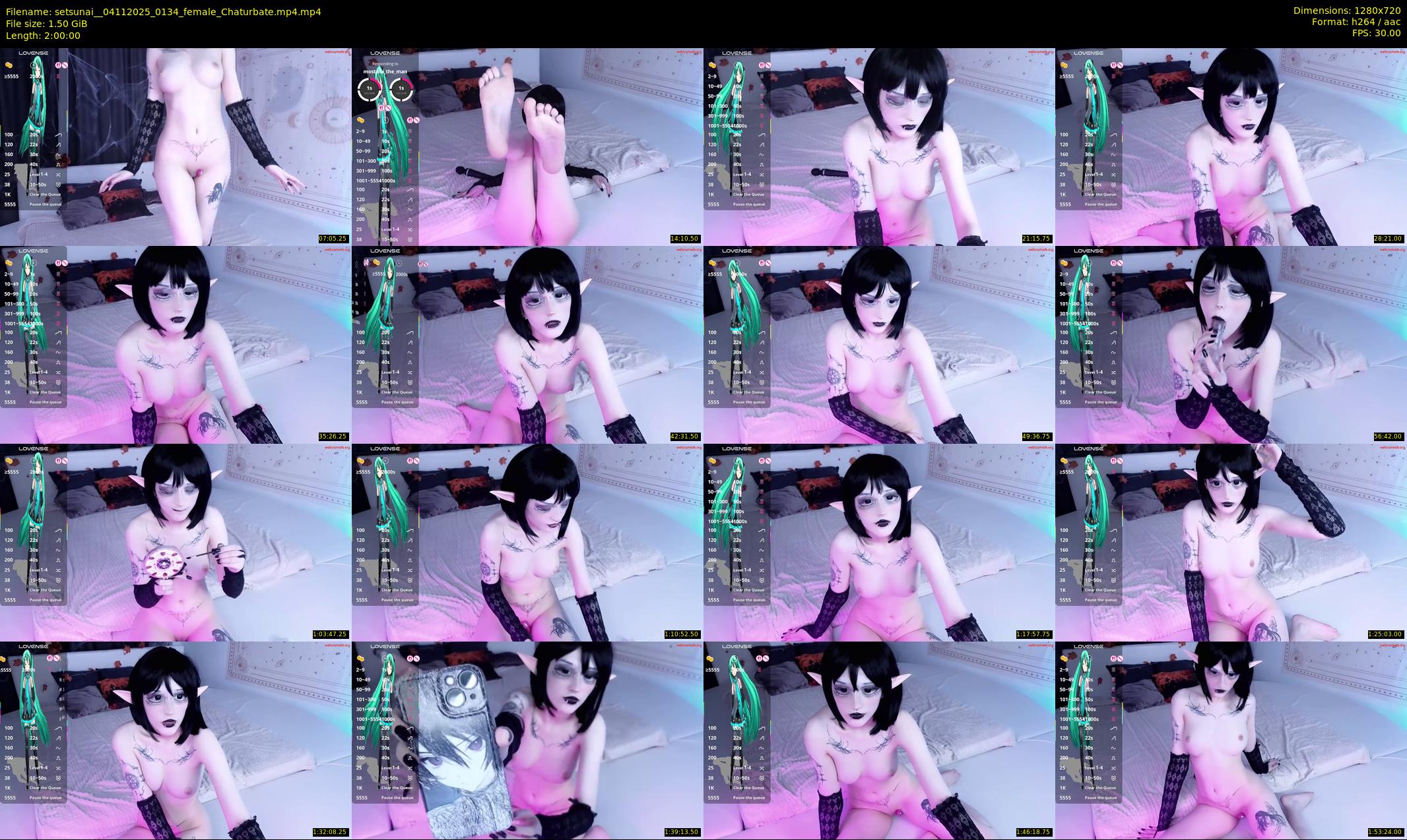 setsunai_ — 120 minute Chaturbate female cam show recording, 720p, Nov 4, 2025