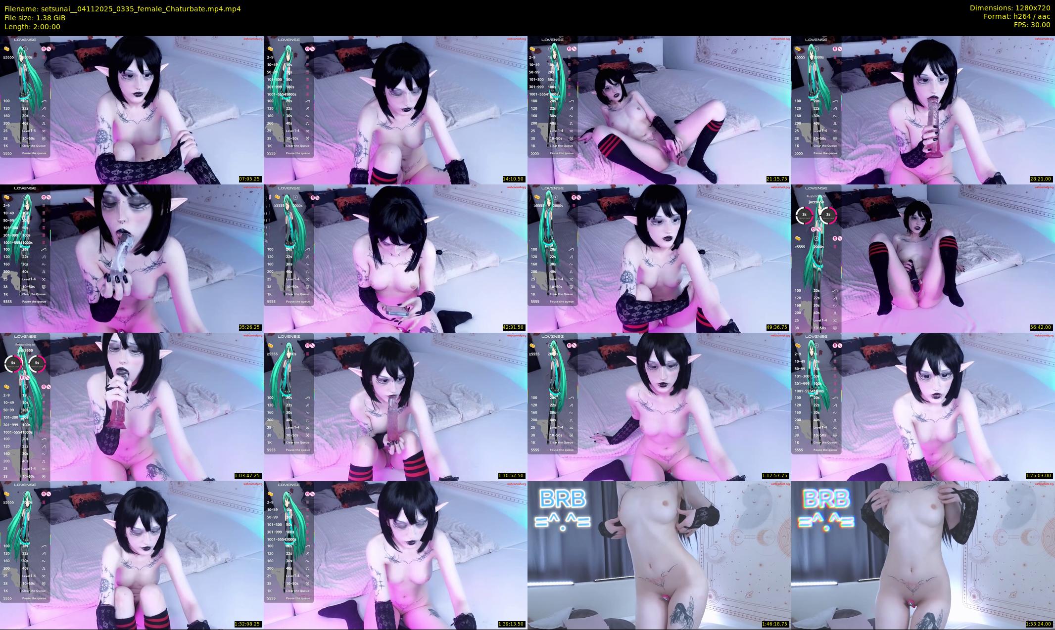 setsunai_ — 120 minute Chaturbate female cam show recording, 720p, Nov 4, 2025