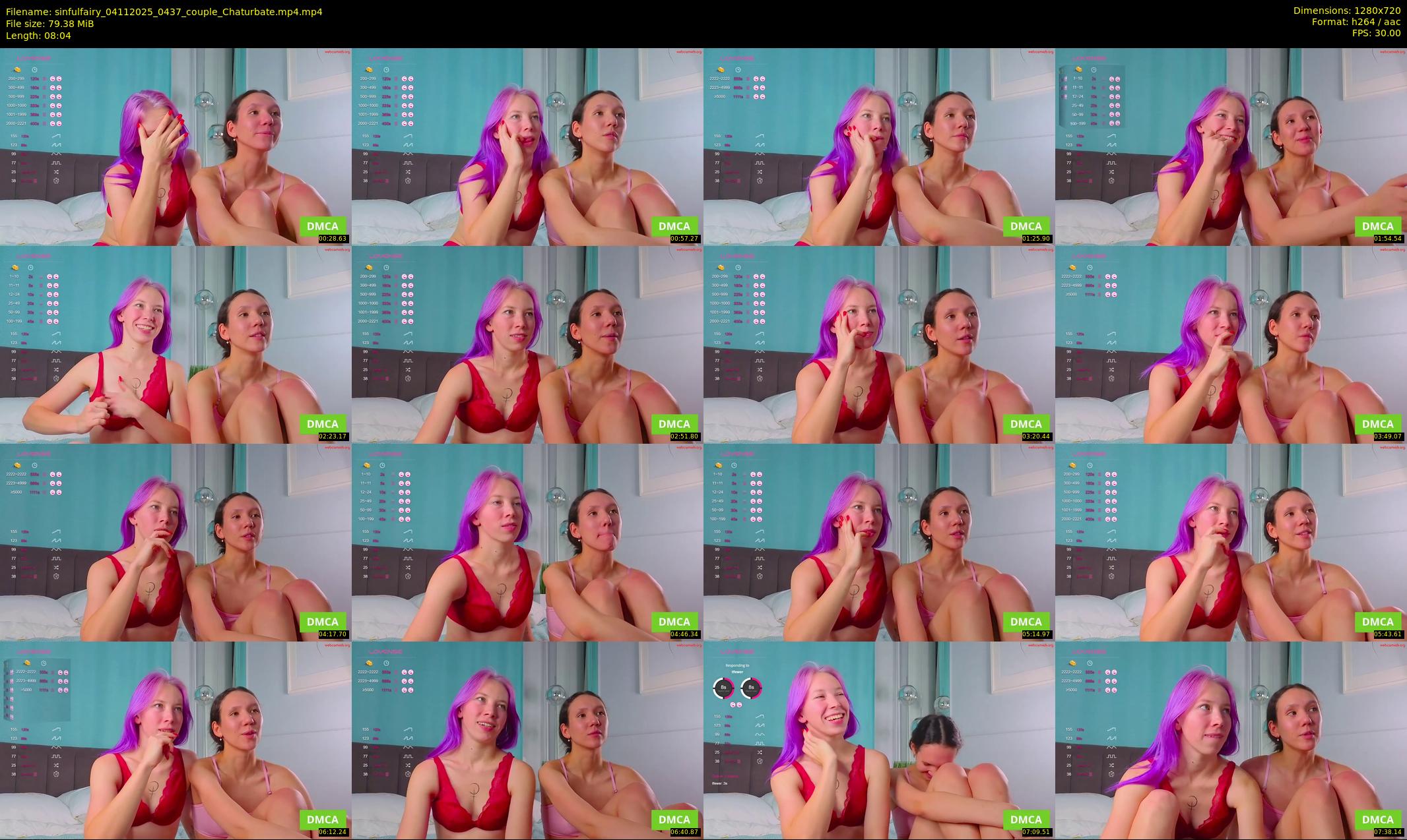 sinfulfairy — 9 minute Chaturbate couple cam show recording, 720p, Nov 4, 2025
