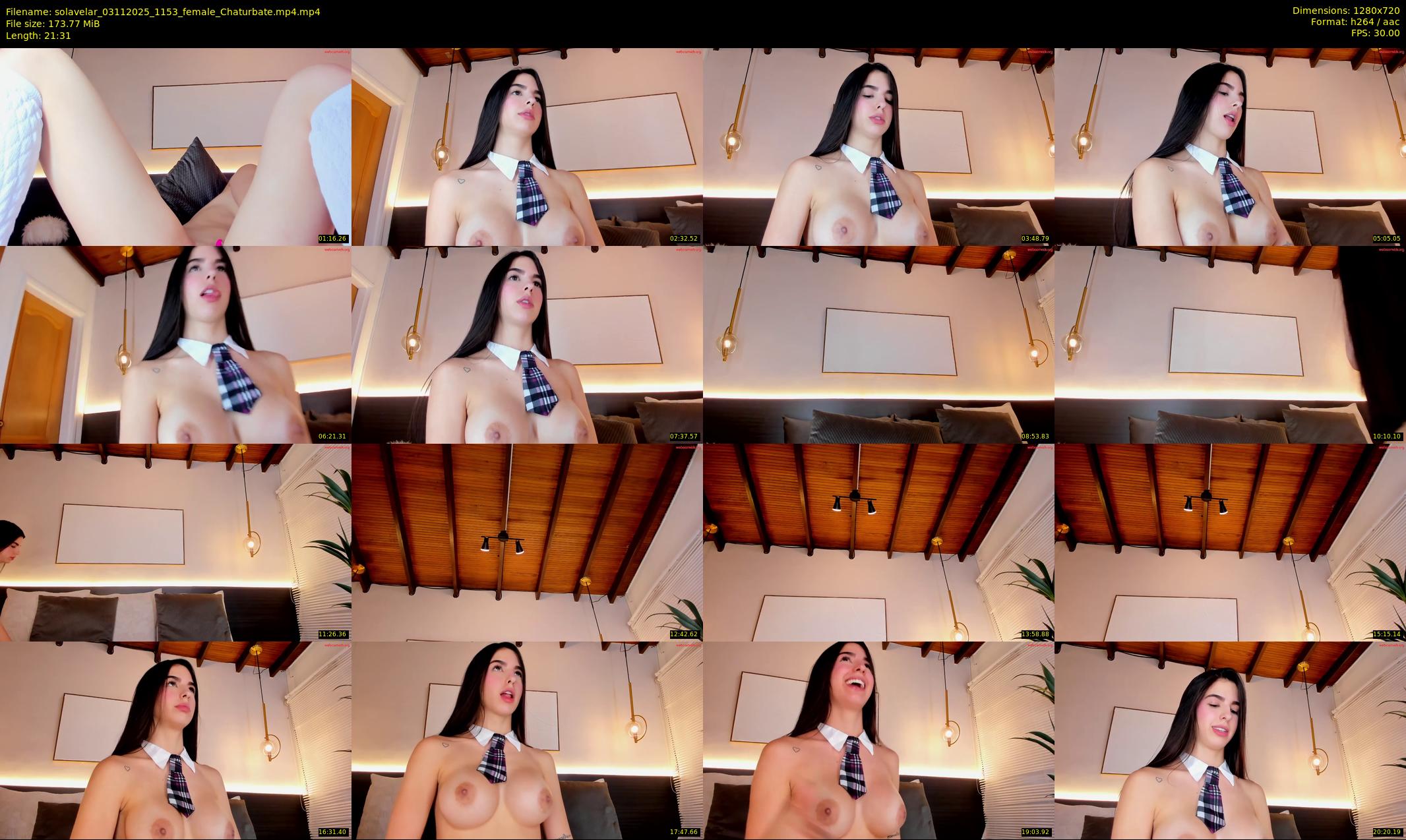 solavelar — 22 minute Chaturbate female cam show recording, 720p, Nov 3, 2025