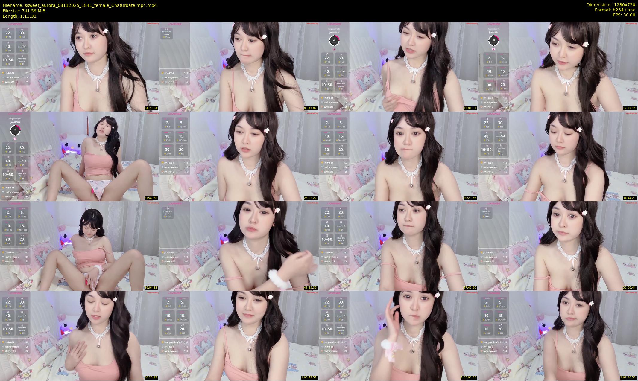 ssweet_aurora — 74 minute Chaturbate female cam show recording, 720p, Nov 3, 2025