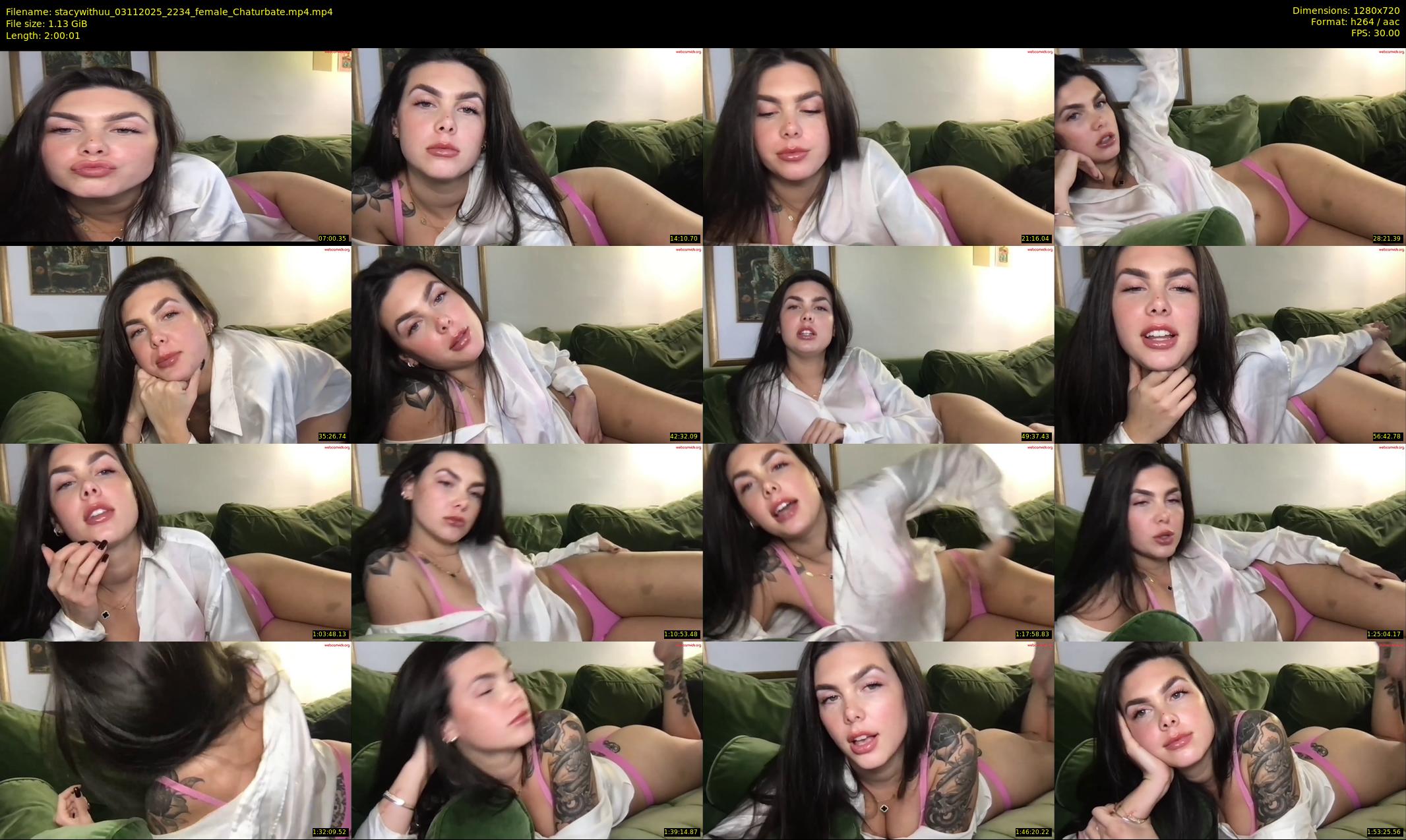 stacywithuu — 121 minute Chaturbate female cam show recording, 720p, Nov 3, 2025