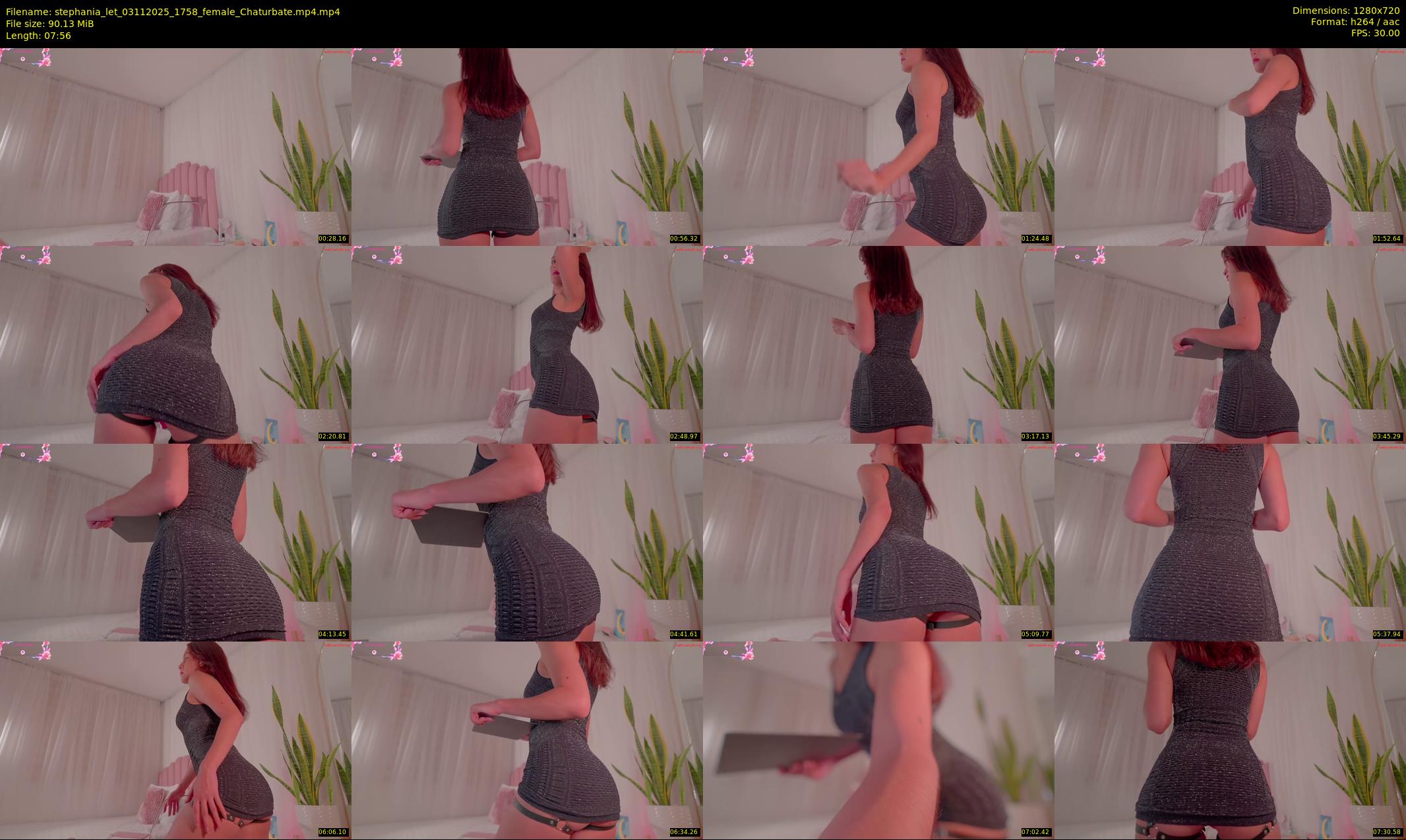 stephania_let — 8 minute Chaturbate female cam show recording, 720p, Nov 3, 2025