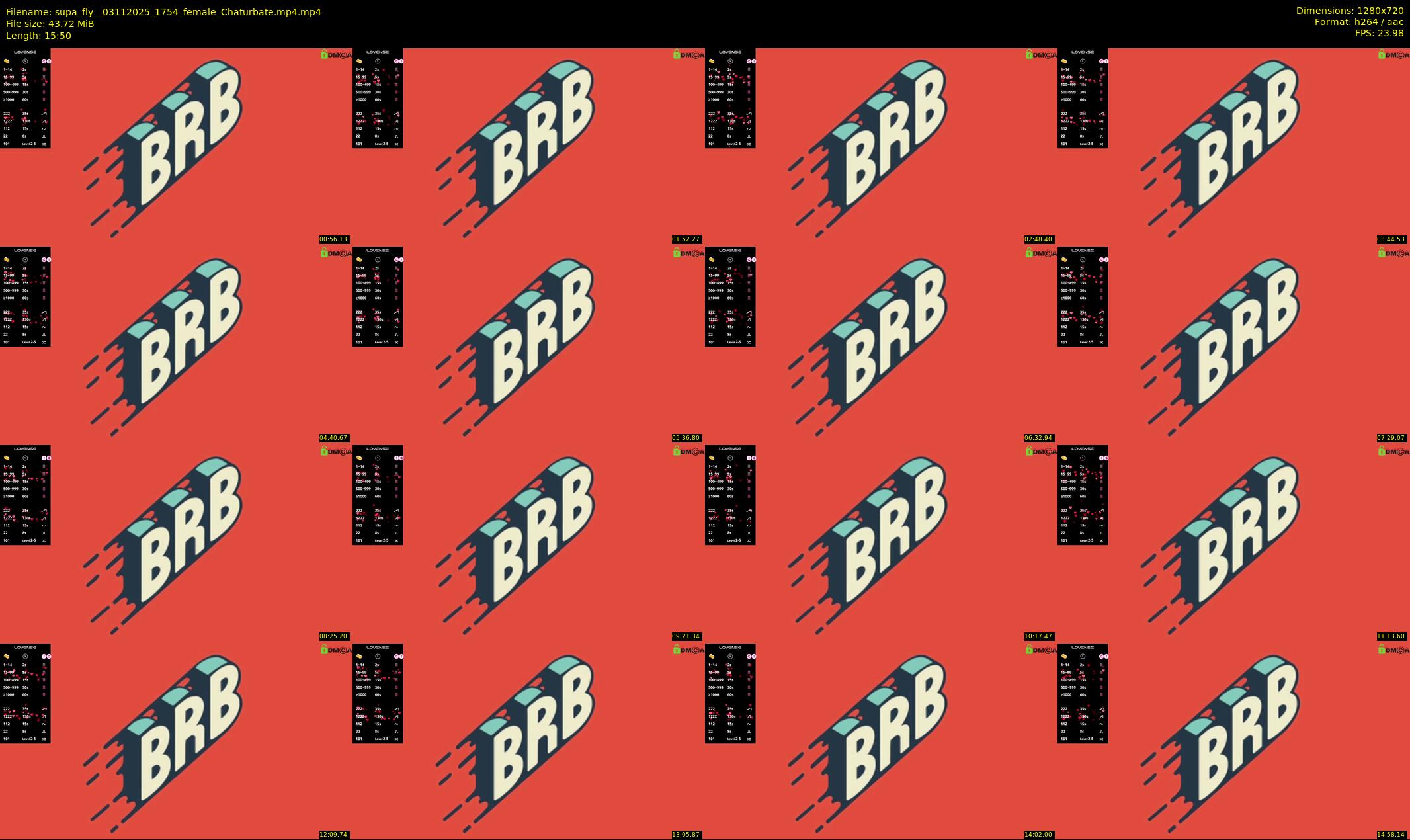 supa_fly_ — 16 minute Chaturbate female cam show recording, 720p, Nov 3, 2025