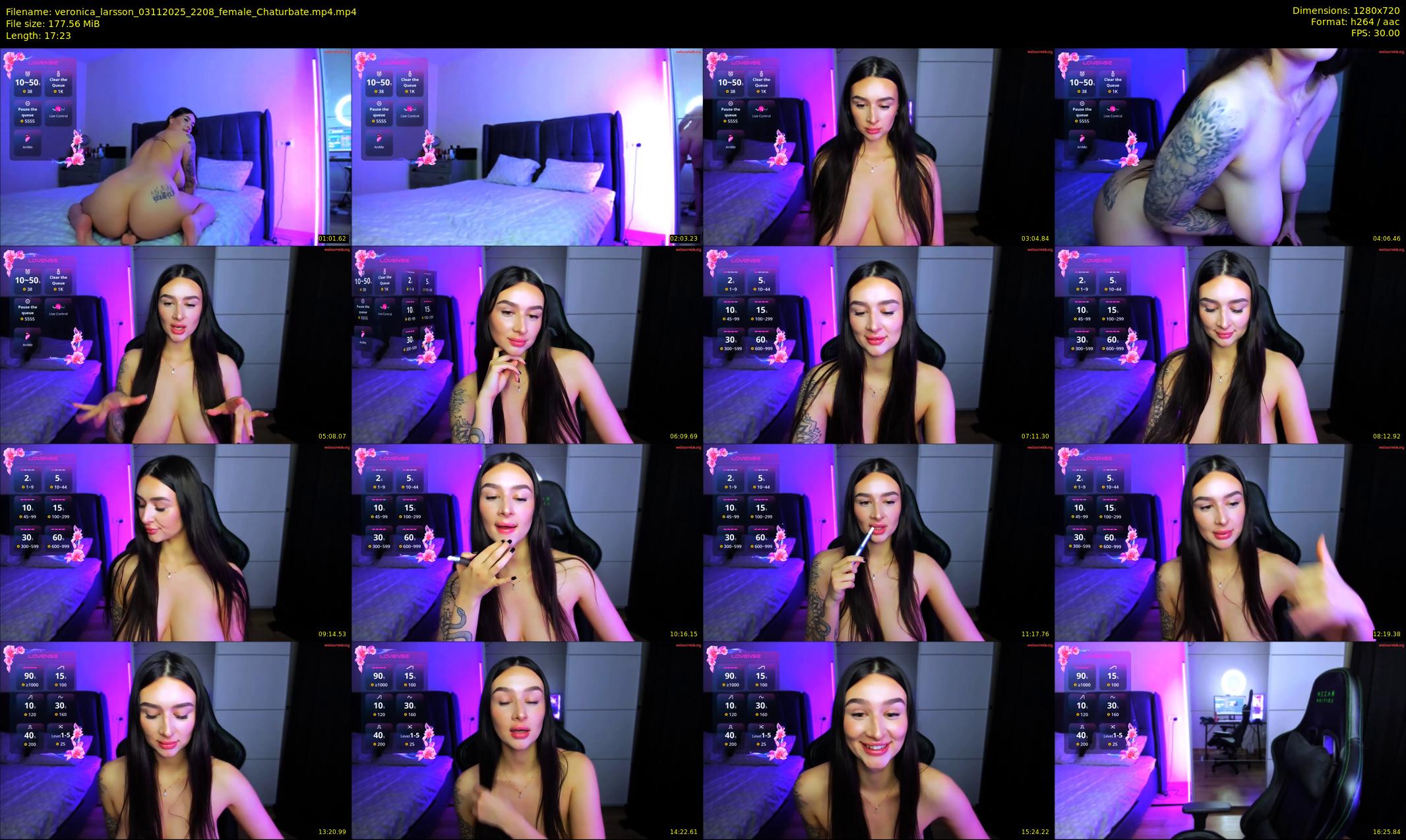veronica_larsson — 18 minute Chaturbate female cam show recording, 720p, Nov 3, 2025
