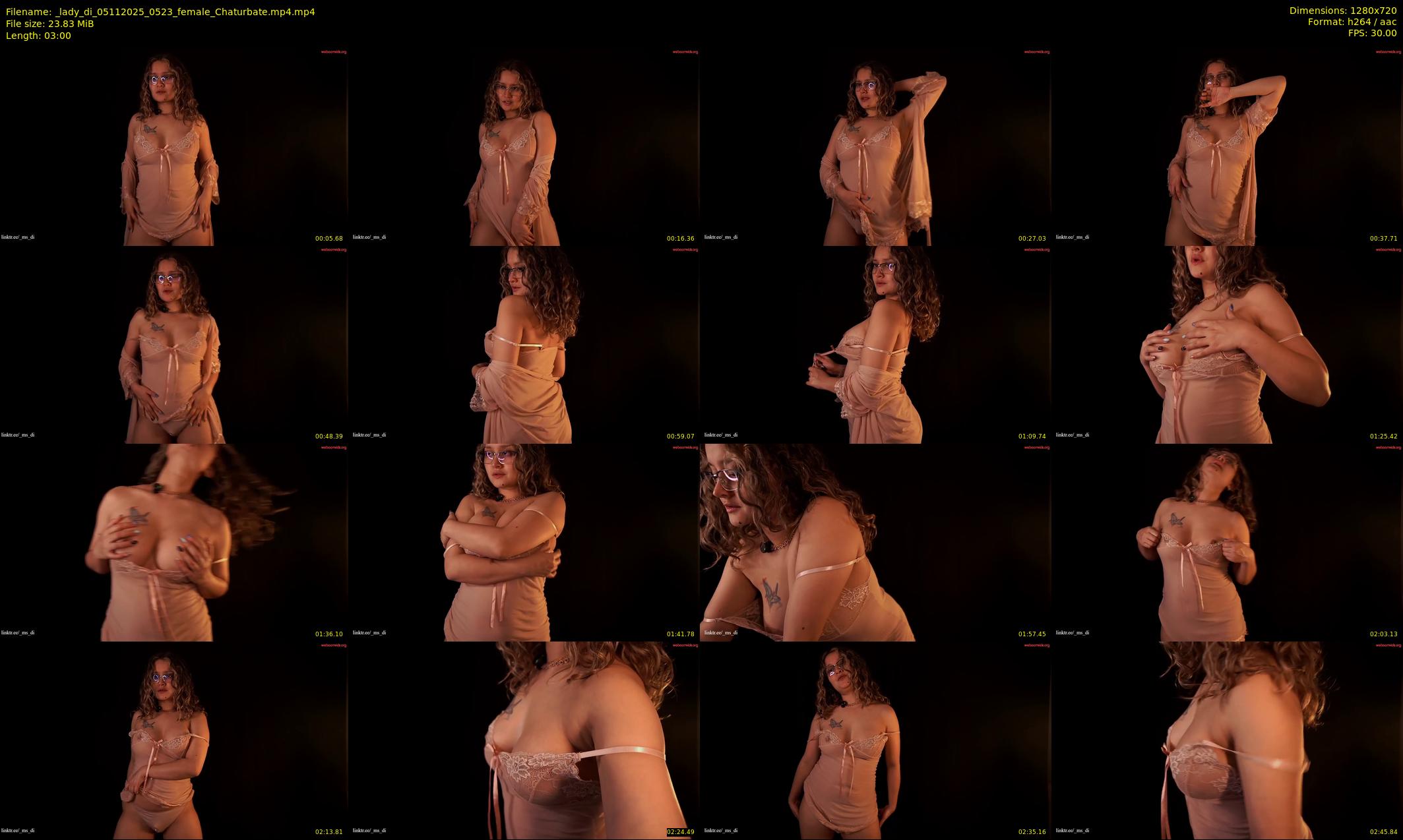 _lady_di — 3 minute Chaturbate female cam show recording, 720p, Nov 5, 2025