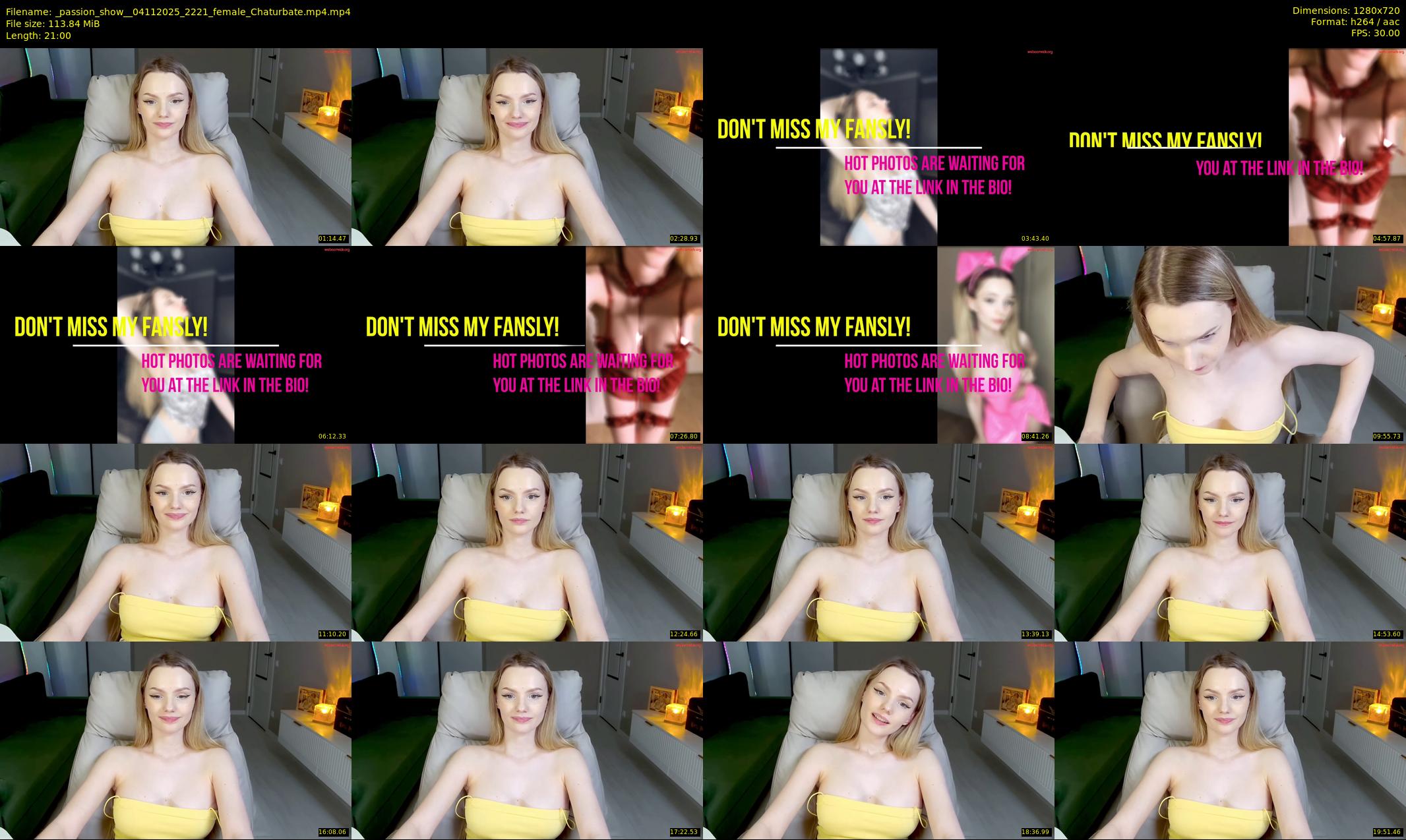 _passion_show_ — 21 minute Chaturbate couple cam show recording, 720p, Nov 4, 2025