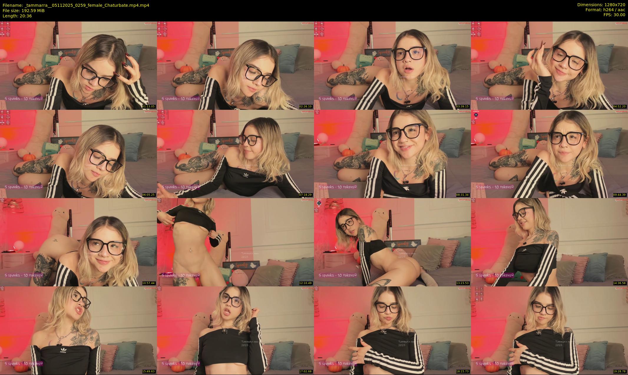 _tammarra_ — 21 minute Chaturbate female cam show recording, 720p, Nov 5, 2025