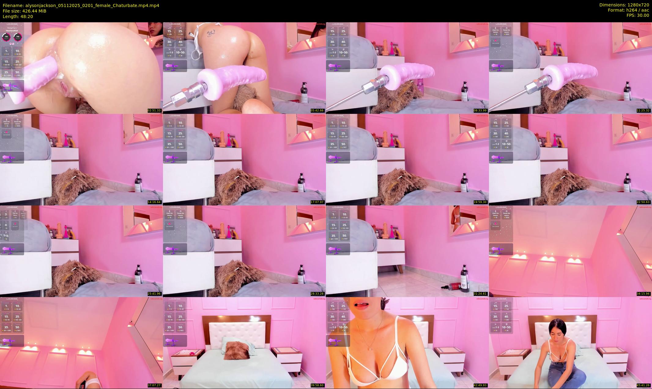 alysonjackson — 49 minute Chaturbate female cam show recording, 720p, Nov 5, 2025