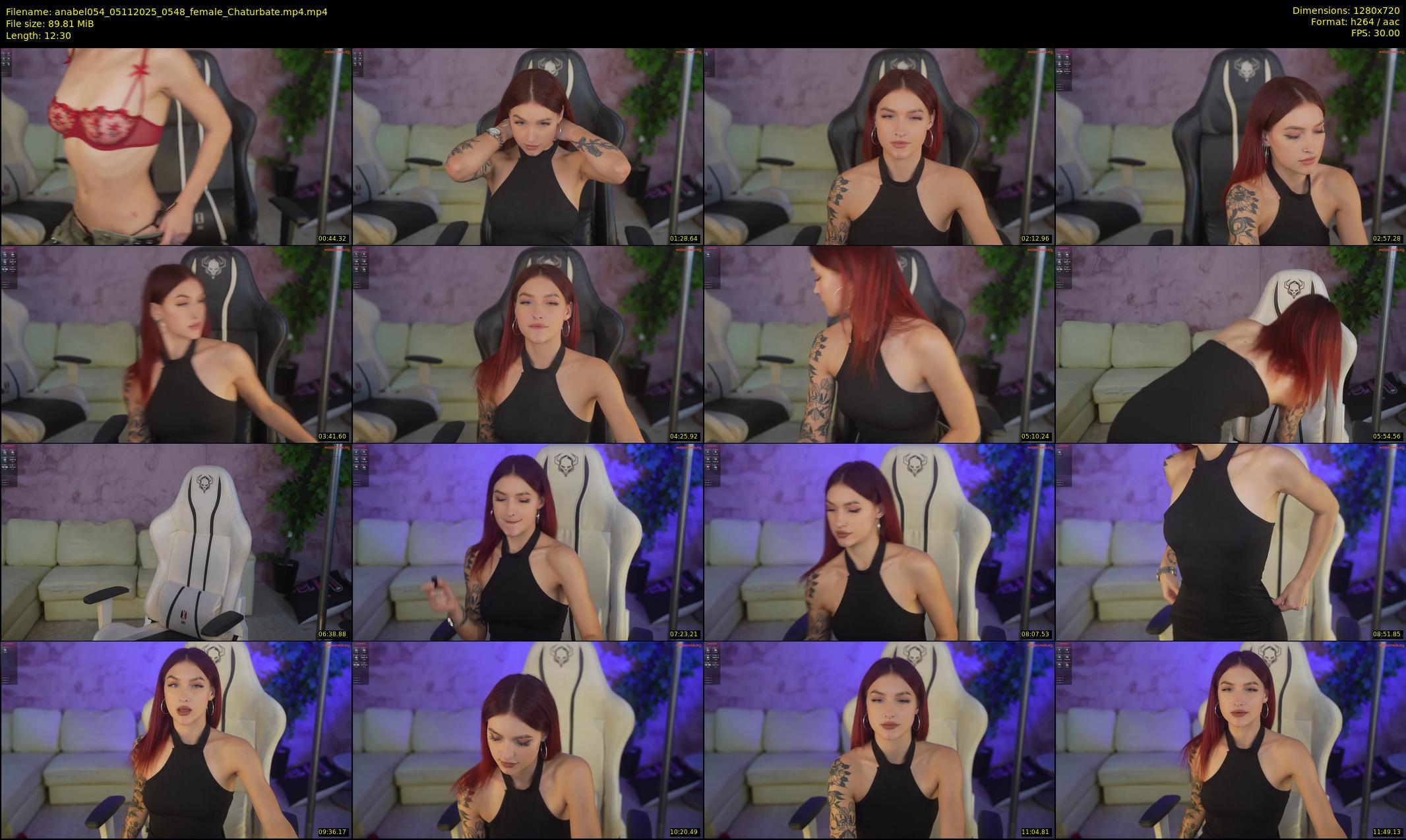 anabel054 — 13 minute Chaturbate female cam show recording, 720p, Nov 5, 2025
