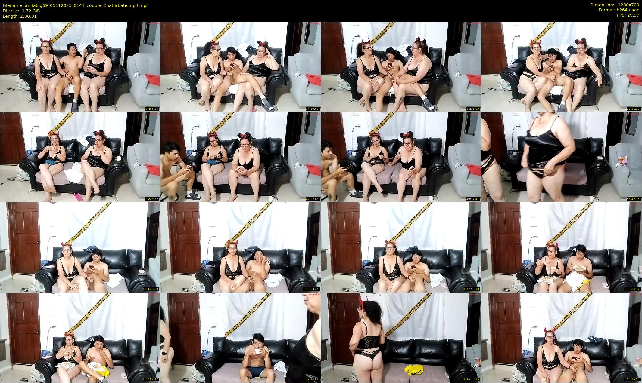 anitabig69 — 121 minute Chaturbate couple cam show recording, 720p, Nov 5, 2025