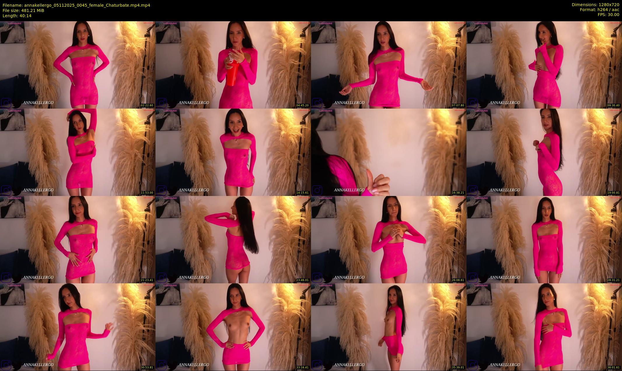 annakellergo — 41 minute Chaturbate female cam show recording, 720p, Nov 5, 2025