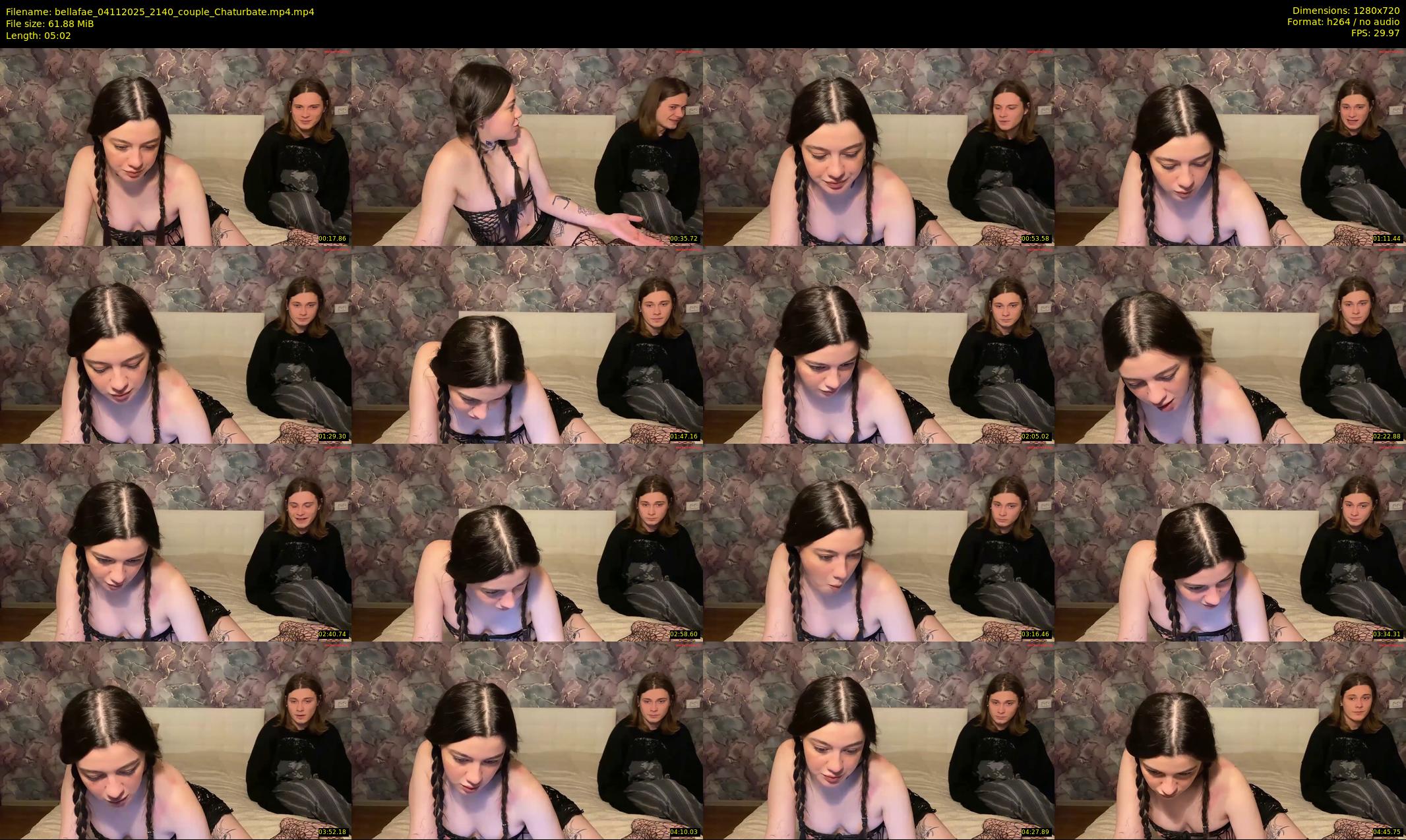 bellafae — 6 minute Chaturbate couple cam show recording, 720p, Nov 4, 2025