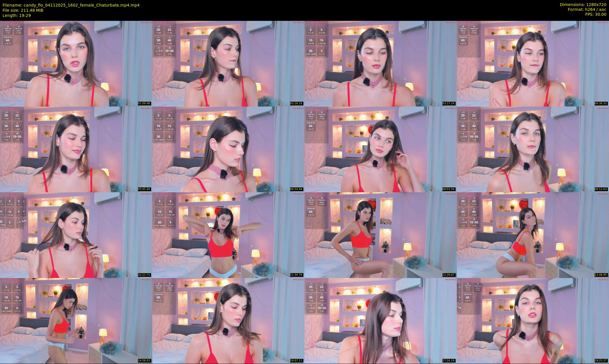 candy_flo — 20 minute Chaturbate female cam show recording, 720p, Nov 4, 2025