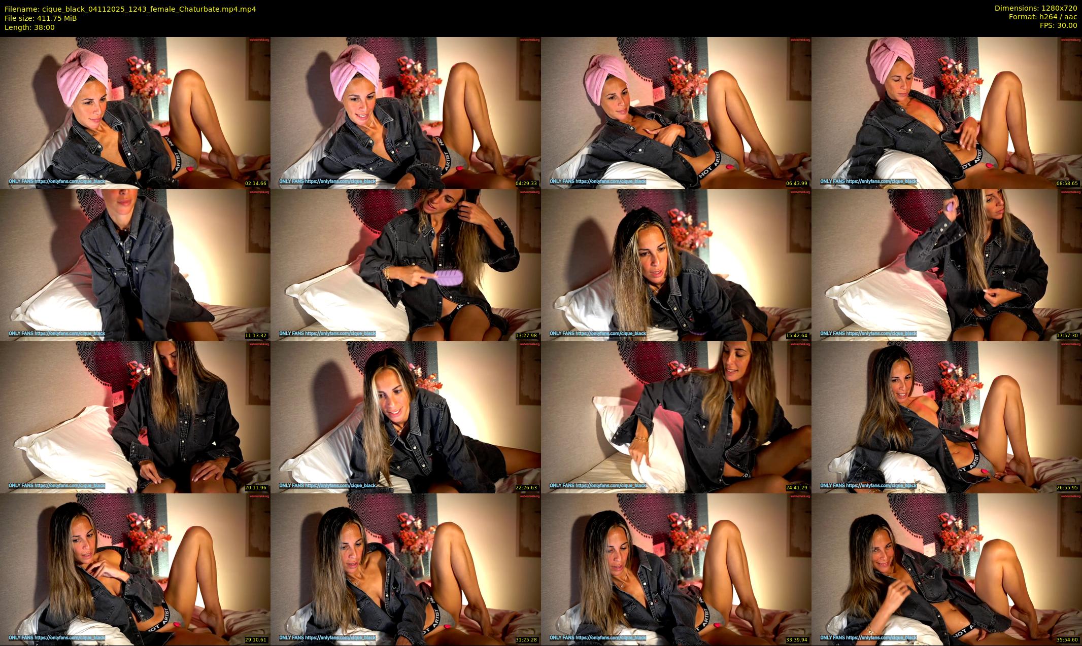 cique_black — 38 minute Chaturbate female cam show recording, 720p, Nov 4, 2025