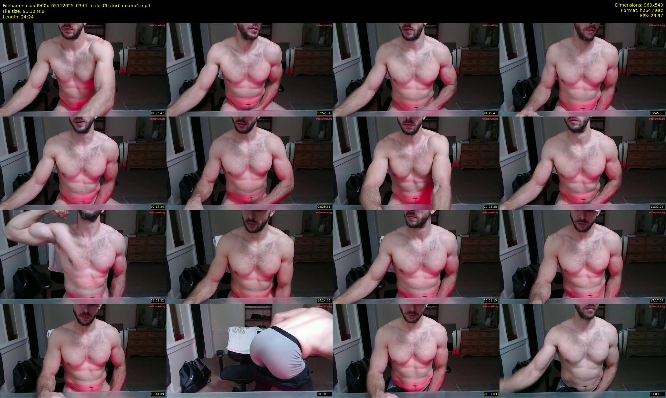 cloud900x — 25 minute Chaturbate male cam show recording, 480p, Nov 5, 2025