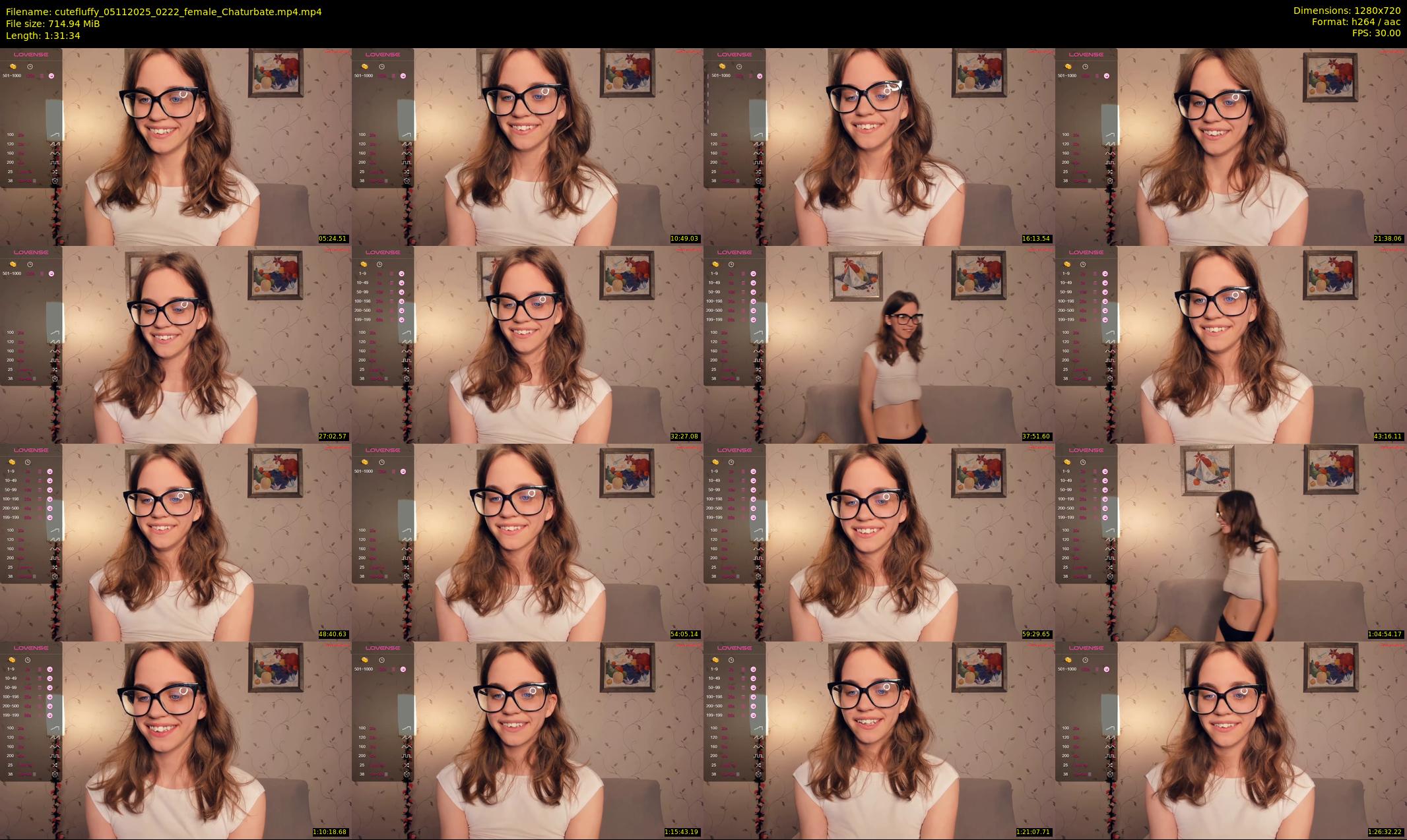 cutefluffy — 92 minute Chaturbate female cam show recording, 720p, Nov 5, 2025