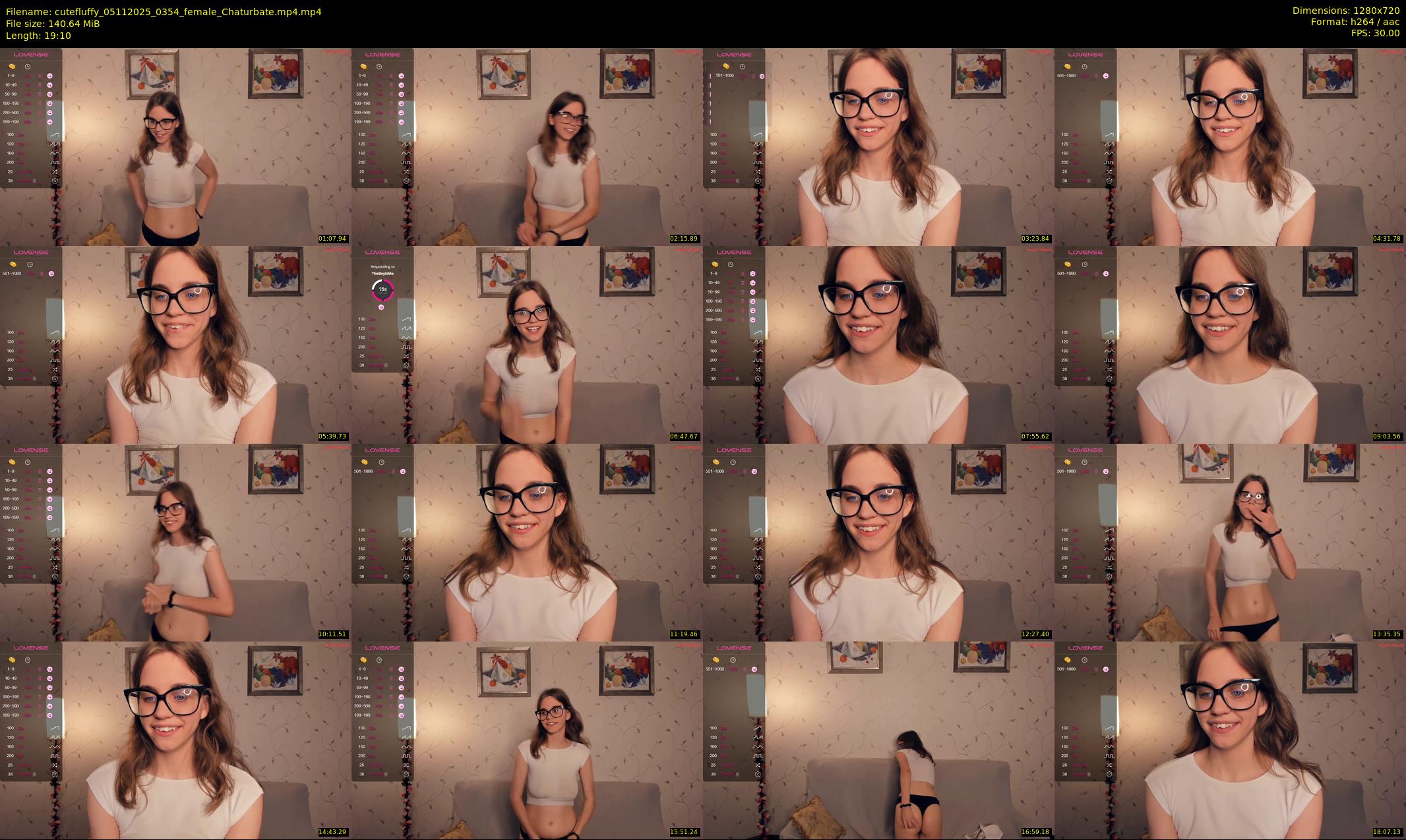 cutefluffy — 20 minute Chaturbate female cam show recording, 720p, Nov 5, 2025