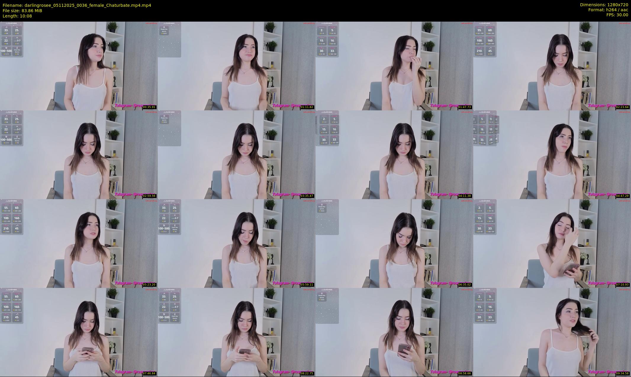 darlingrosee — 11 minute Chaturbate female cam show recording, 720p, Nov 5, 2025