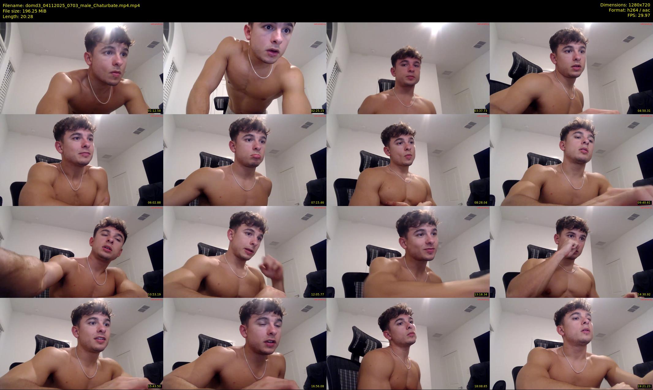 domd3 — 21 minute Chaturbate male cam show recording, 720p, Nov 4, 2025