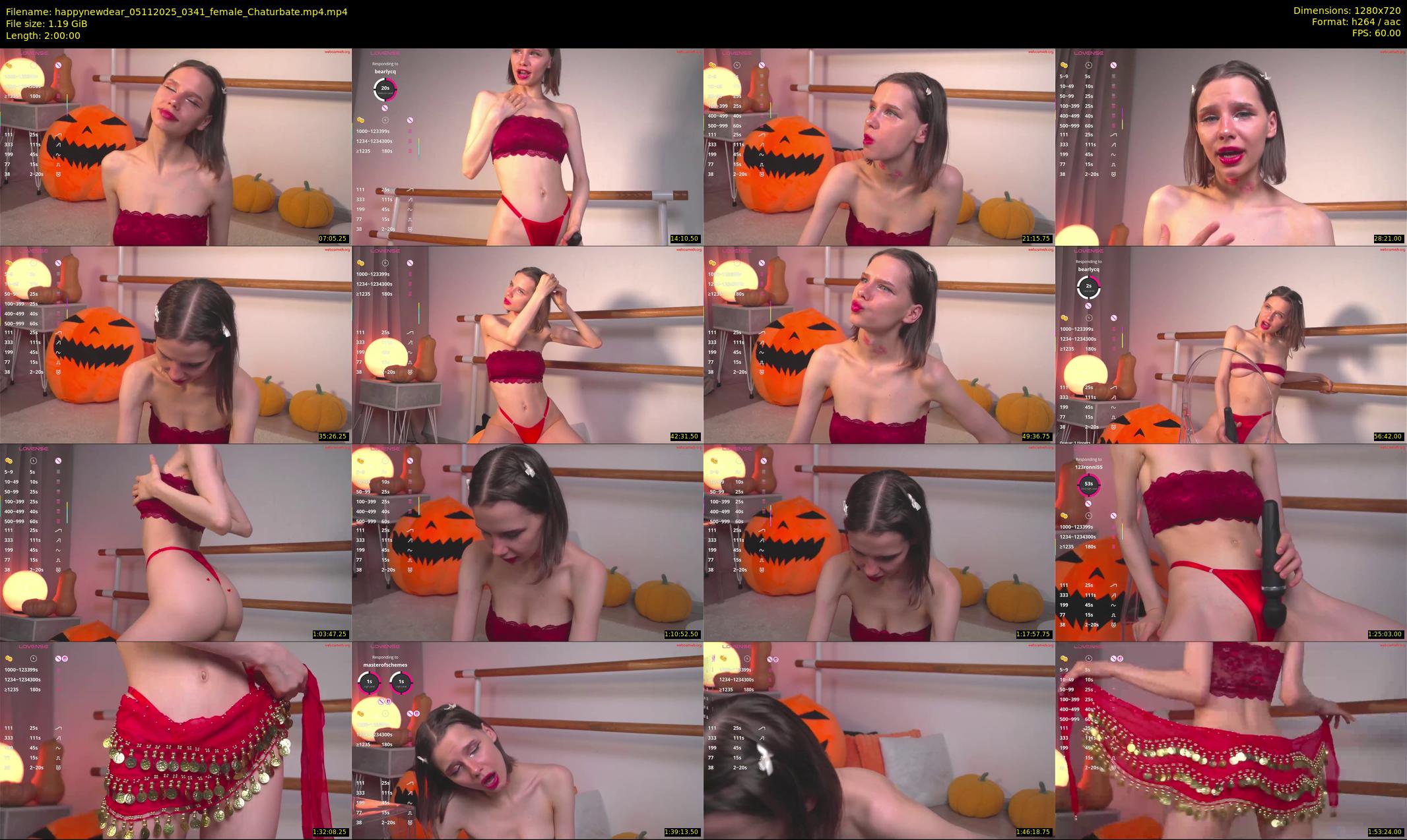 happynewdear — 120 minute Chaturbate female cam show recording, 720p, Nov 5, 2025