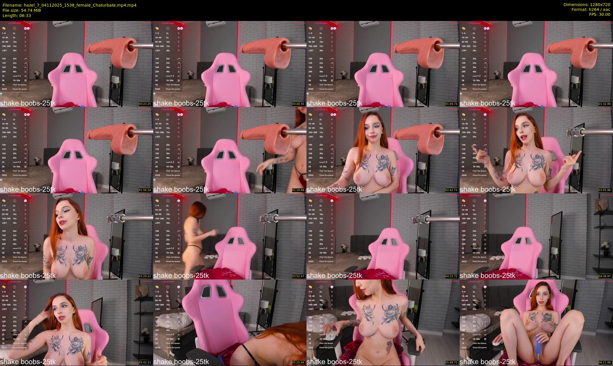 hazel_7 — 7 minute Chaturbate female cam show recording, 720p, Nov 4, 2025