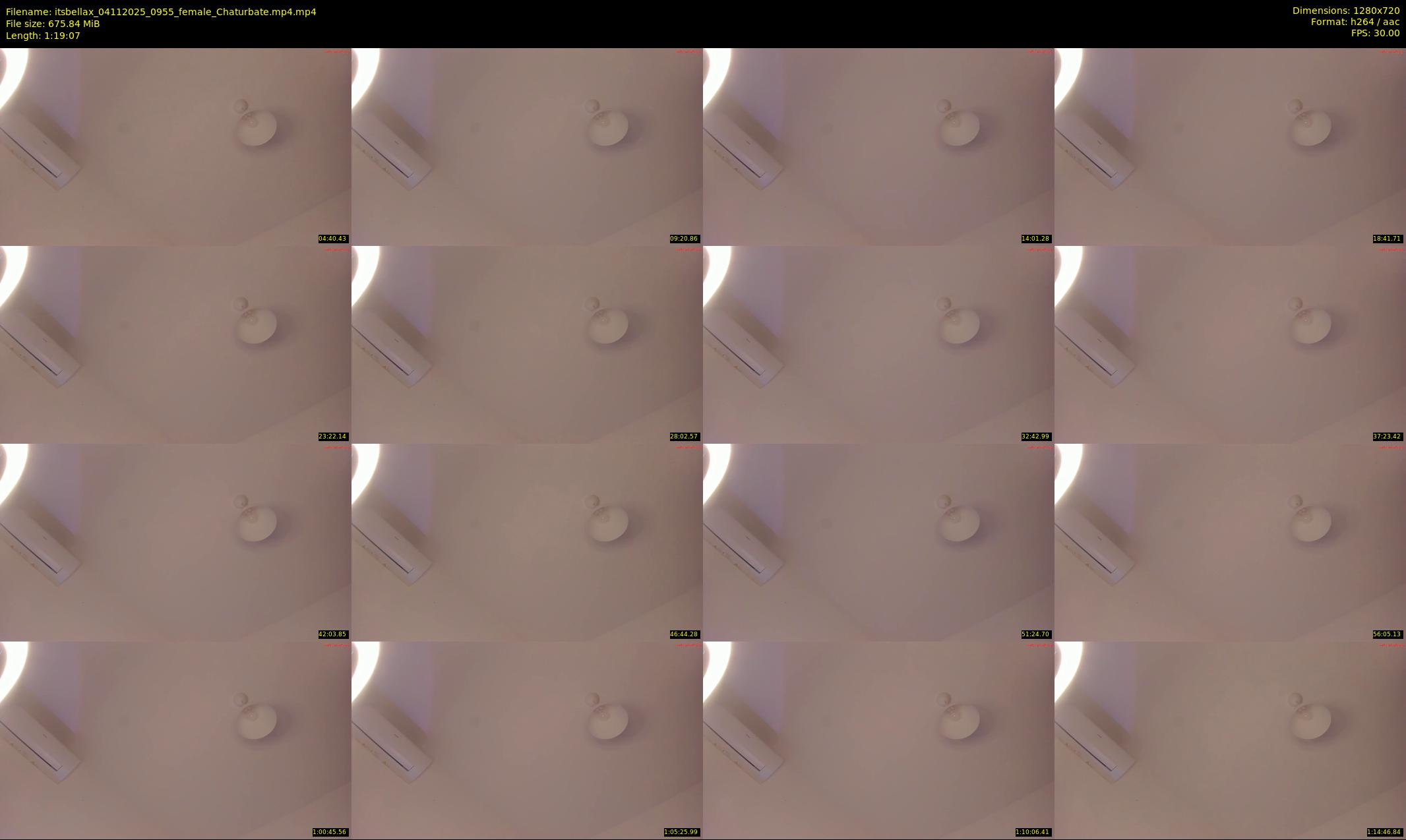 itsbellax — 80 minute Chaturbate female cam show recording, 720p, Nov 4, 2025