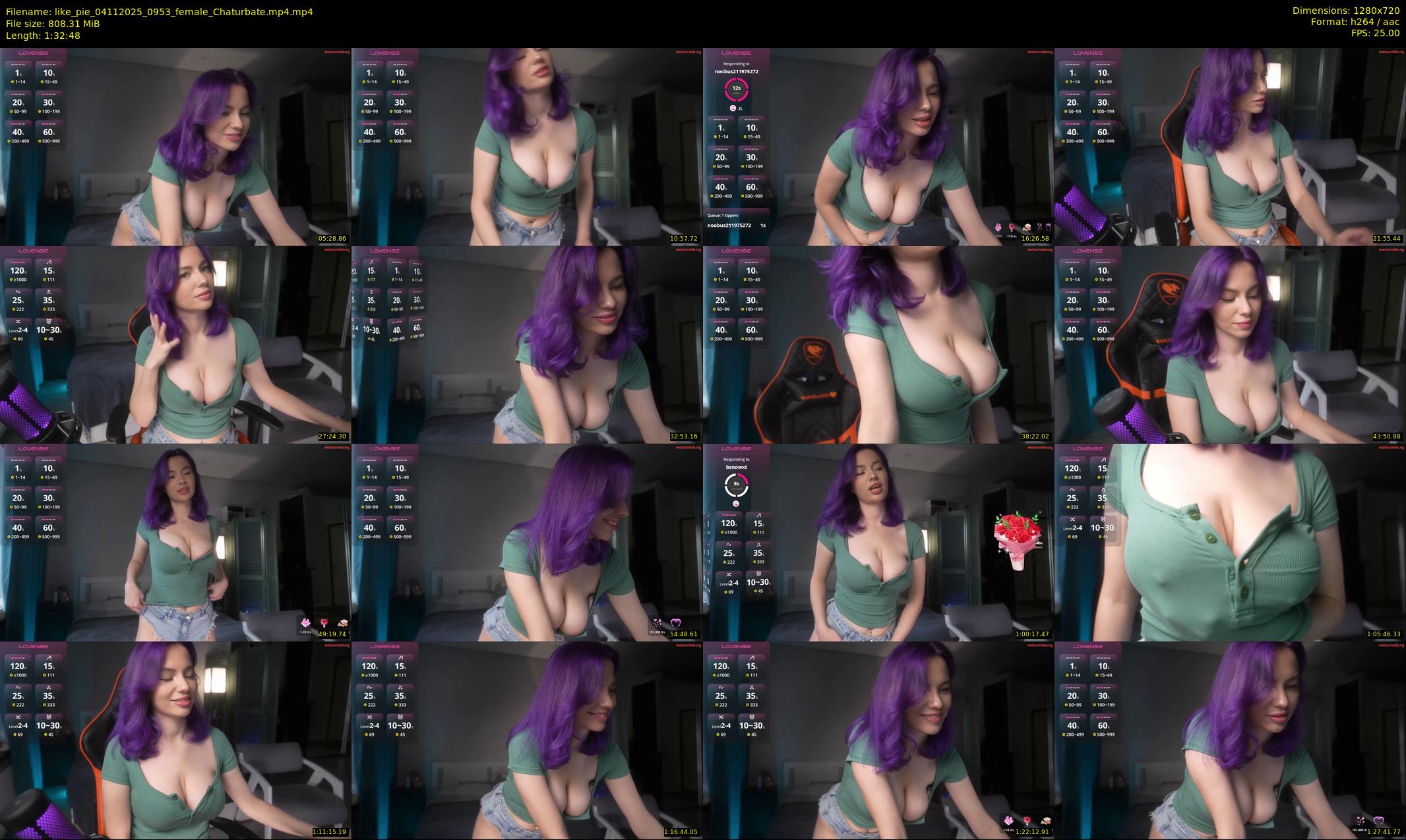 like_pie — 93 minute Chaturbate couple cam show recording, 720p, Nov 4, 2025