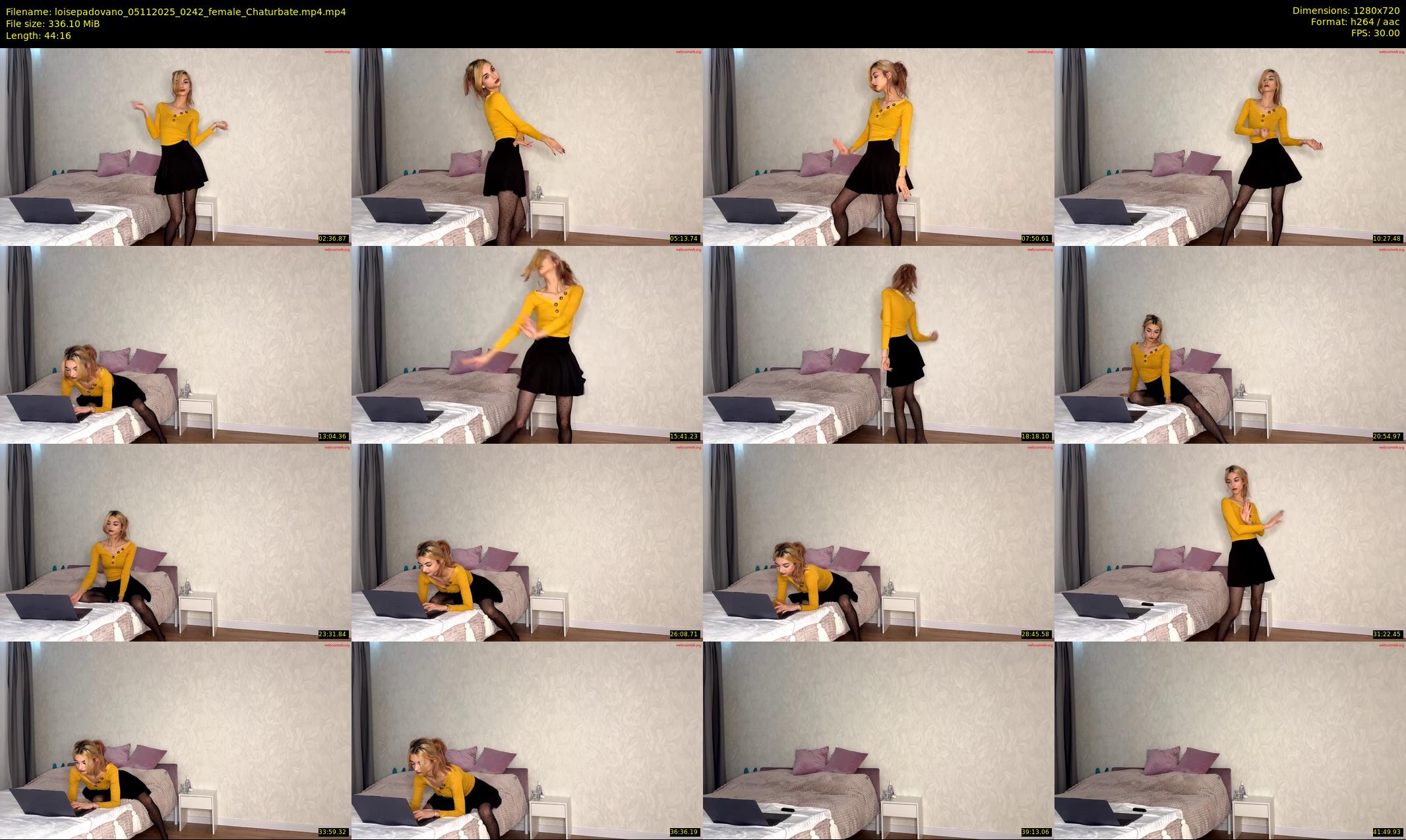 loisepadovano — 45 minute Chaturbate female cam show recording, 720p, Nov 5, 2025
